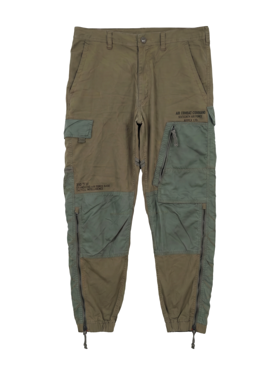 AVIREX / ミリタリー コンビネーション ジョガーパンツ / MILITARY COMBINATION JOGGER PANTS