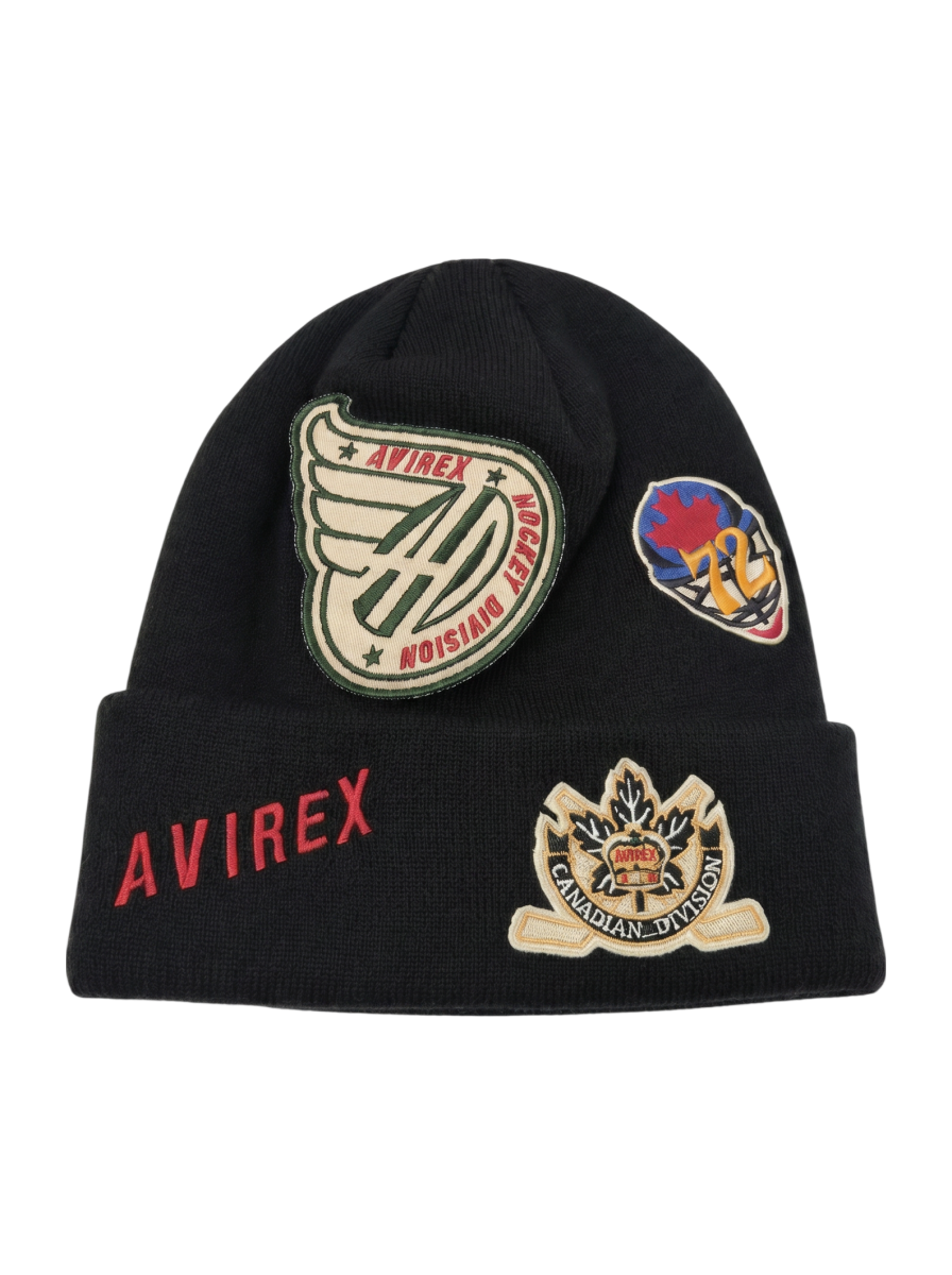 AVIREX / VARSITY RANDOM PATCH KNIT WATCH