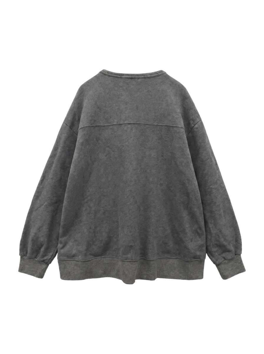 AVIREX / SH L-L/S DENIM COMBI SWT SH