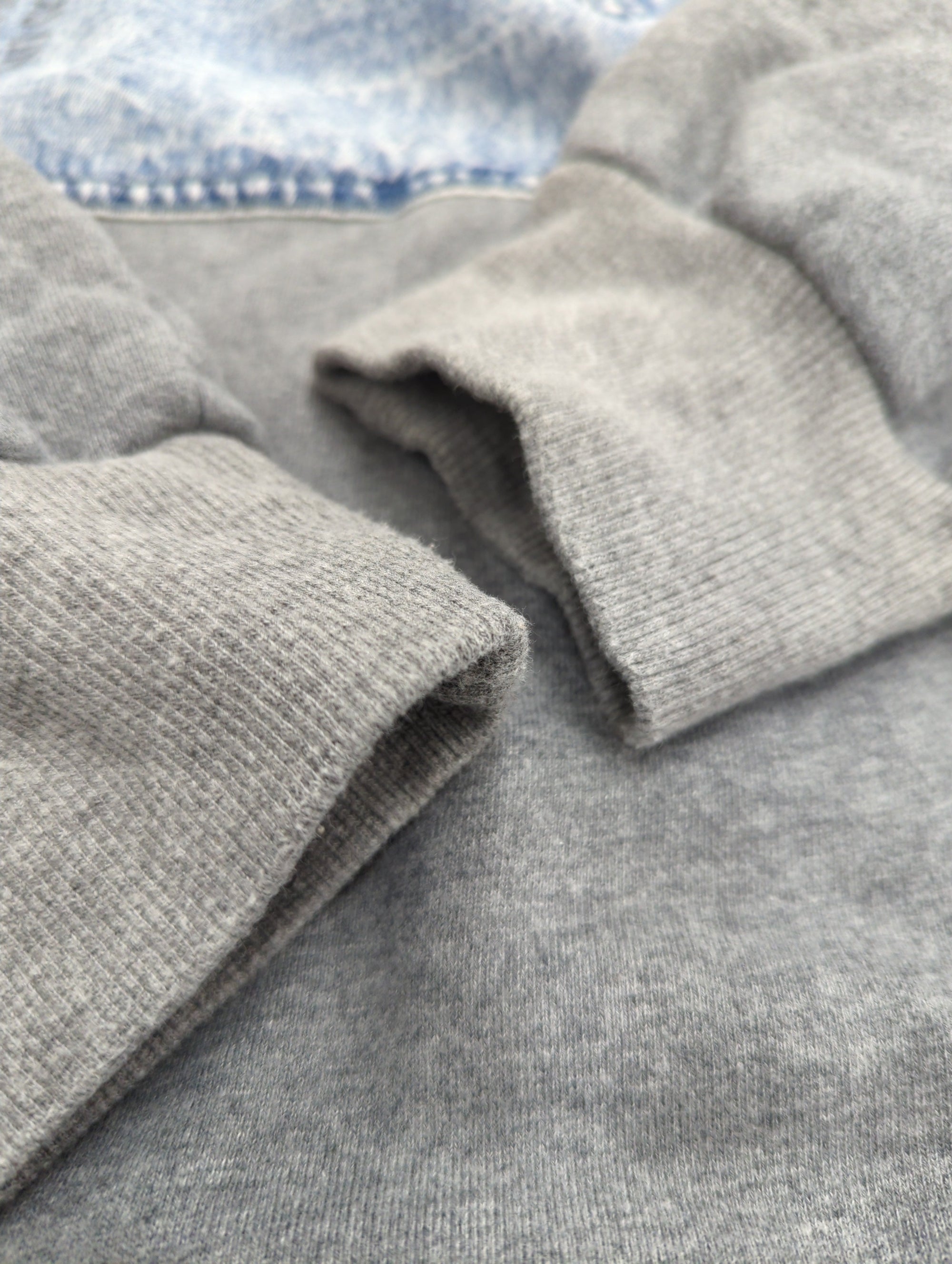 AVIREX / SH L-L/S DENIM COMBI SWT SH