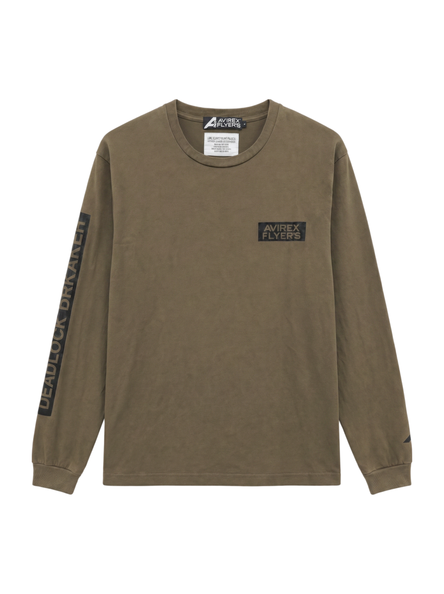 AVIREX / 【AVIREX FLYER'S】長袖Tシャツ UAV/ L/S T-SHIRT UAV/AF