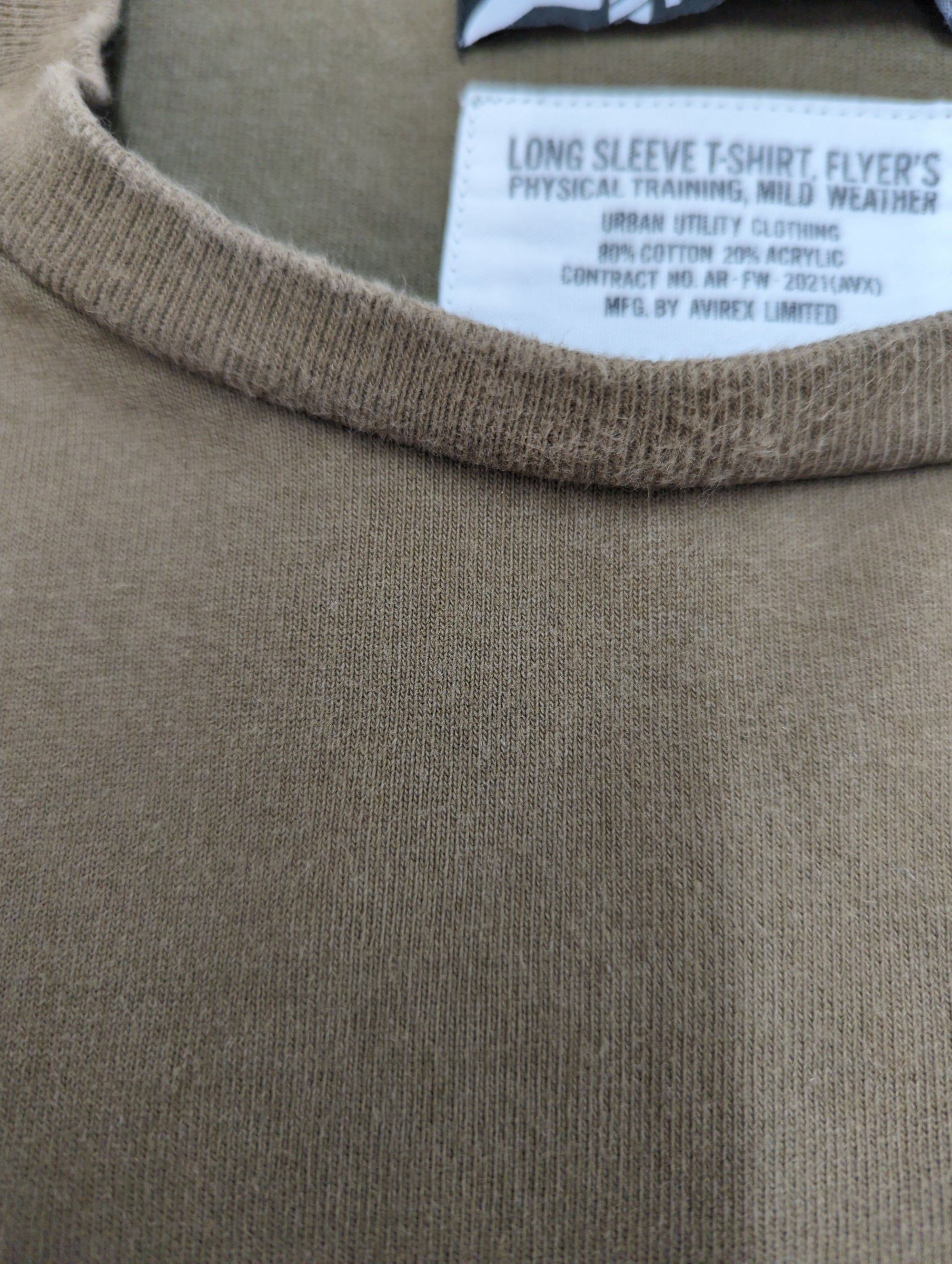 AVIREX / 【AVIREX FLYER'S】長袖Tシャツ UAV/ L/S T-SHIRT UAV/AF