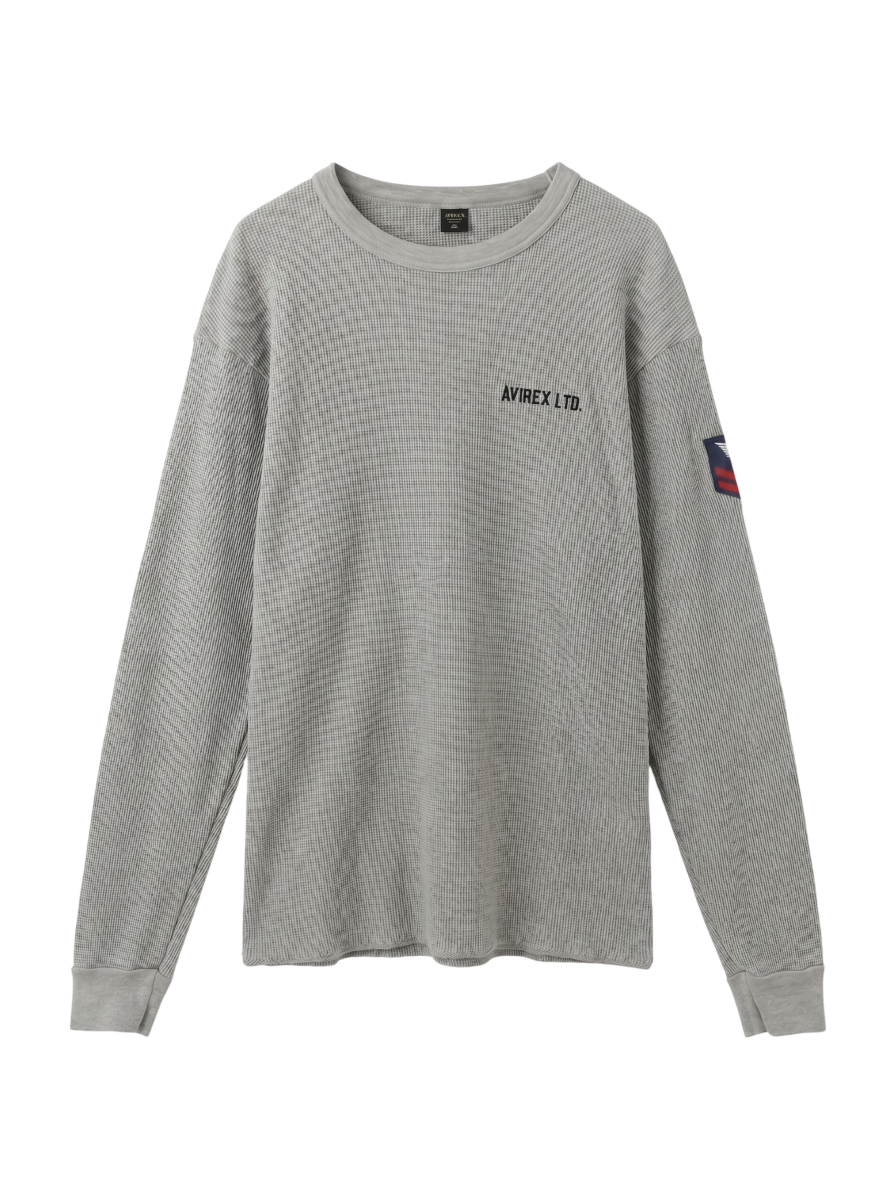 AVIREX / LONGSLEEVE WAFFLE T-SHIRT U.S.NAVY / 長袖 ワッフルTシャツ ユーエスネイビー / AVIREX /