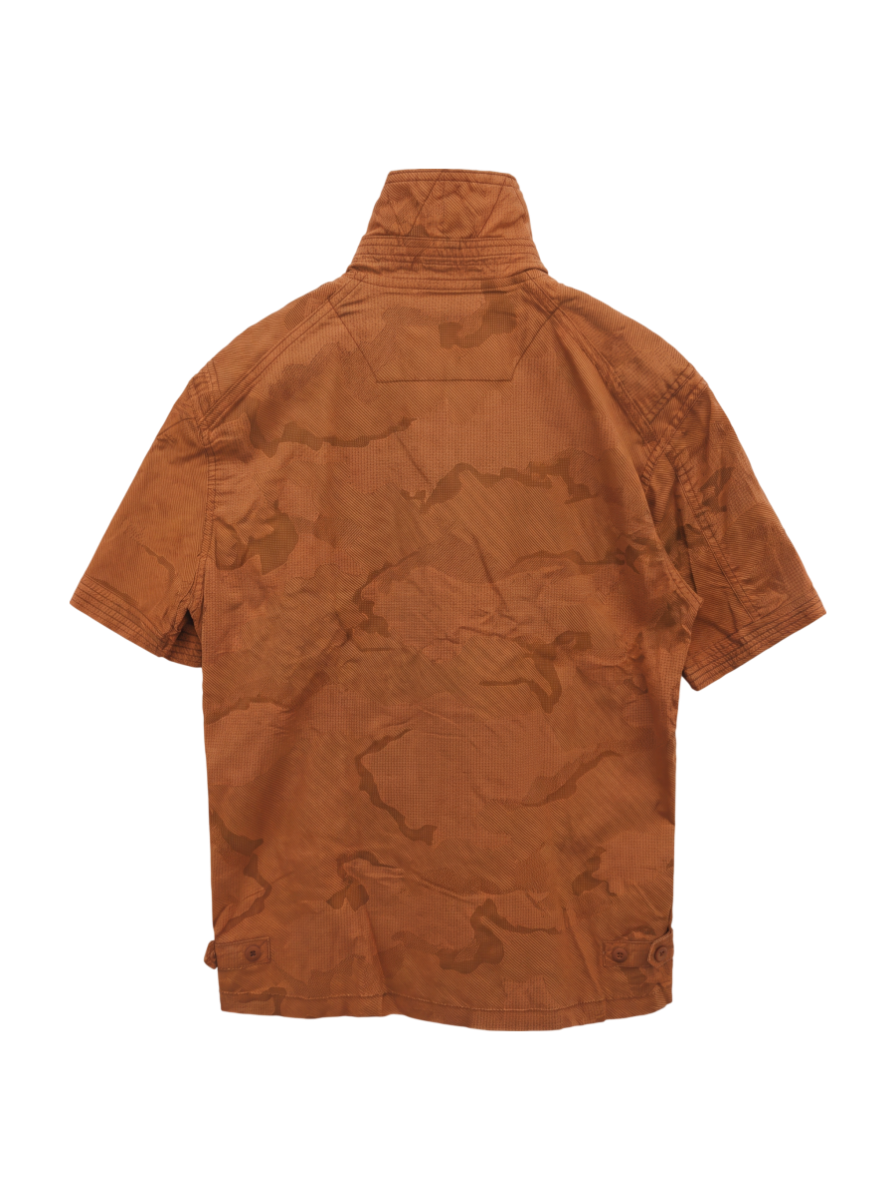 AVIREX / 2トーン 迷彩 ミリタリー ジップ シャツ/2TONE CAMOUFLAGE MILLITARY ZIP SHIRT