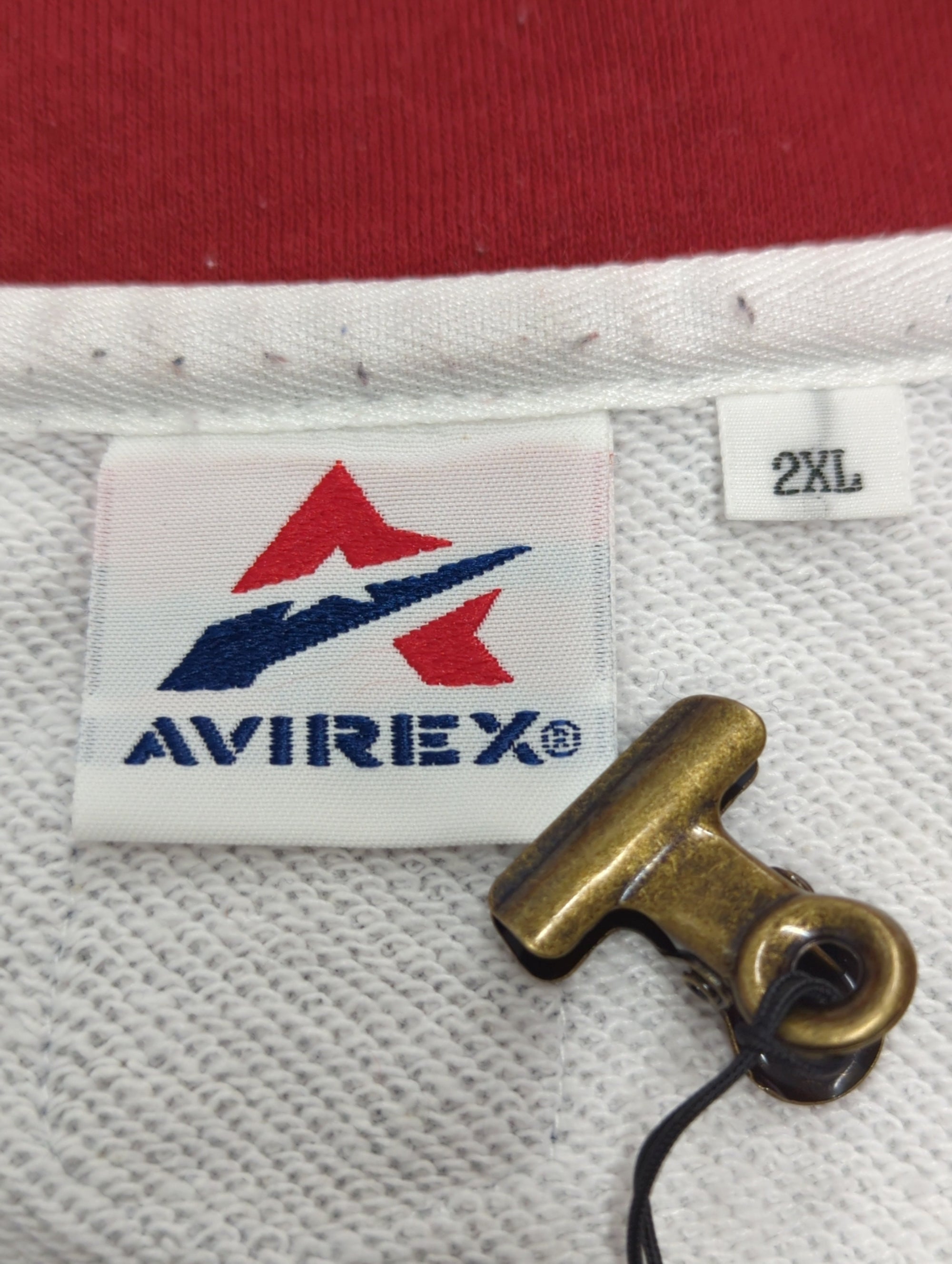 AVIREX / 《直営店限定》LOGO HALF ZIP SWEAT / ロゴ ハーフジップ スウェット