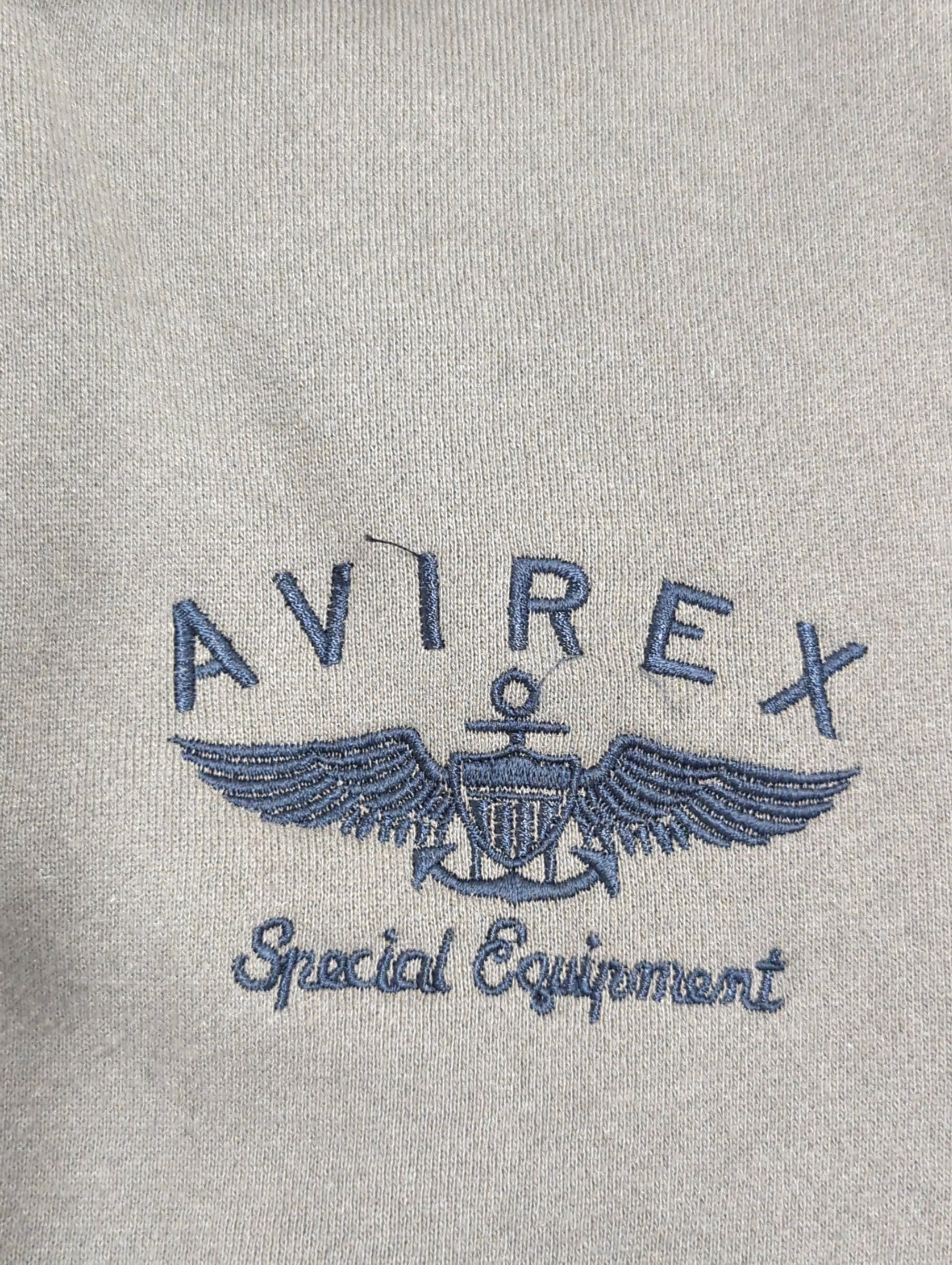 AVIREX / VARSITY LOGO SWEAT PARKA/ バーシティロゴスウェットパーカー