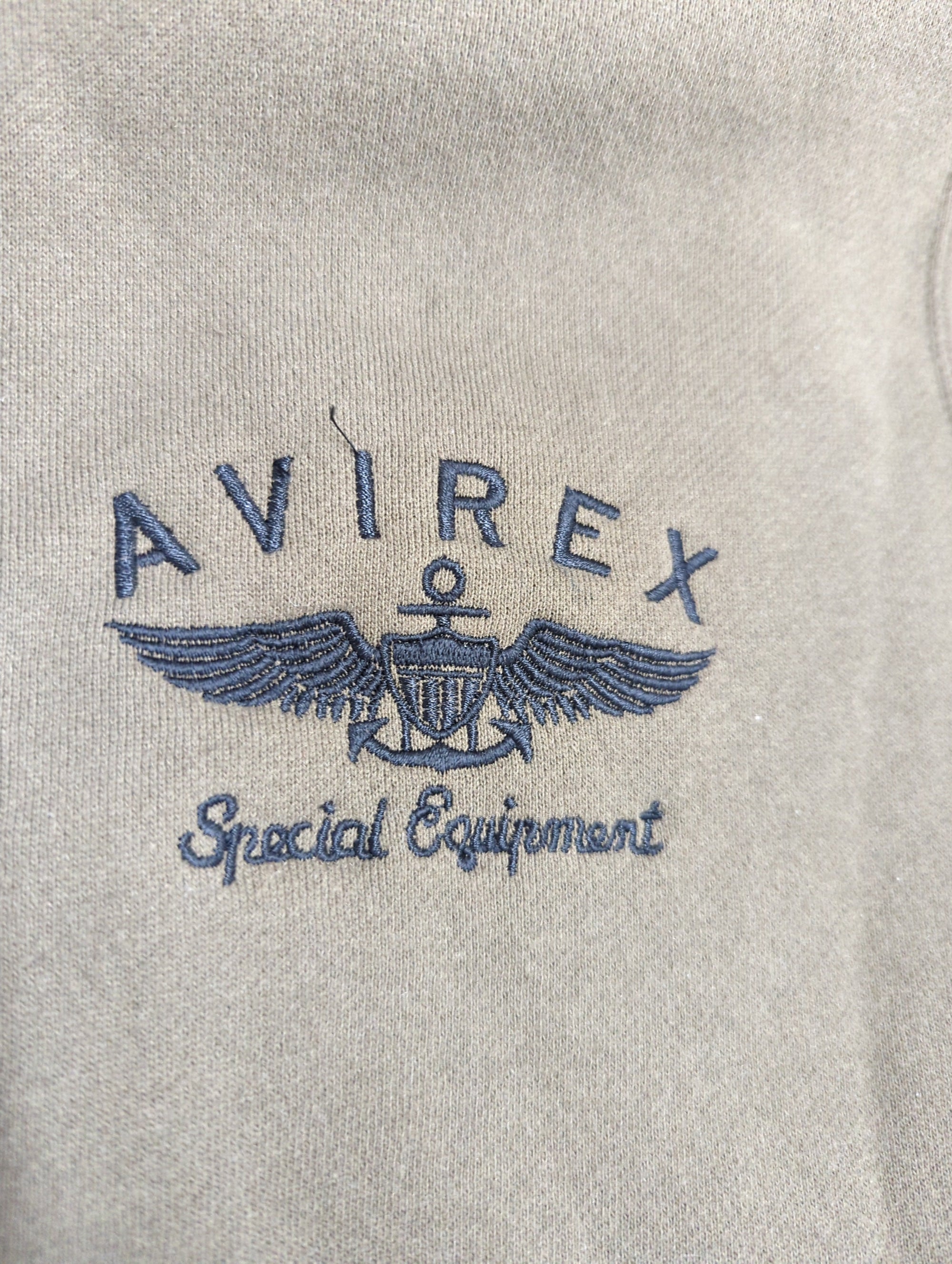 AVIREX / VARSITY LOGO SWEAT PARKA/ バーシティロゴスウェットパーカー