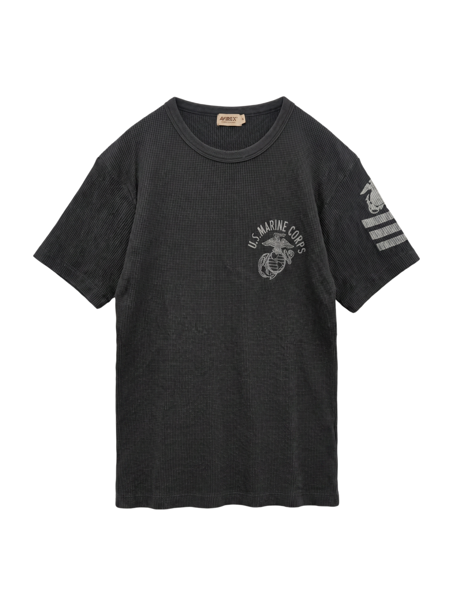 AVIREX / avirex/ アヴィレックス /半袖 USMC ワッフル Tシャツ/USMC WAFFLE T-SHIRT
