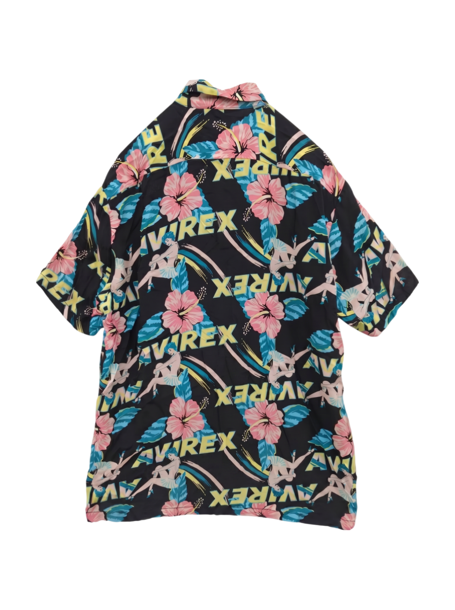 AVIREX / SH SS PINUP GIRL HAWAIIAN SH