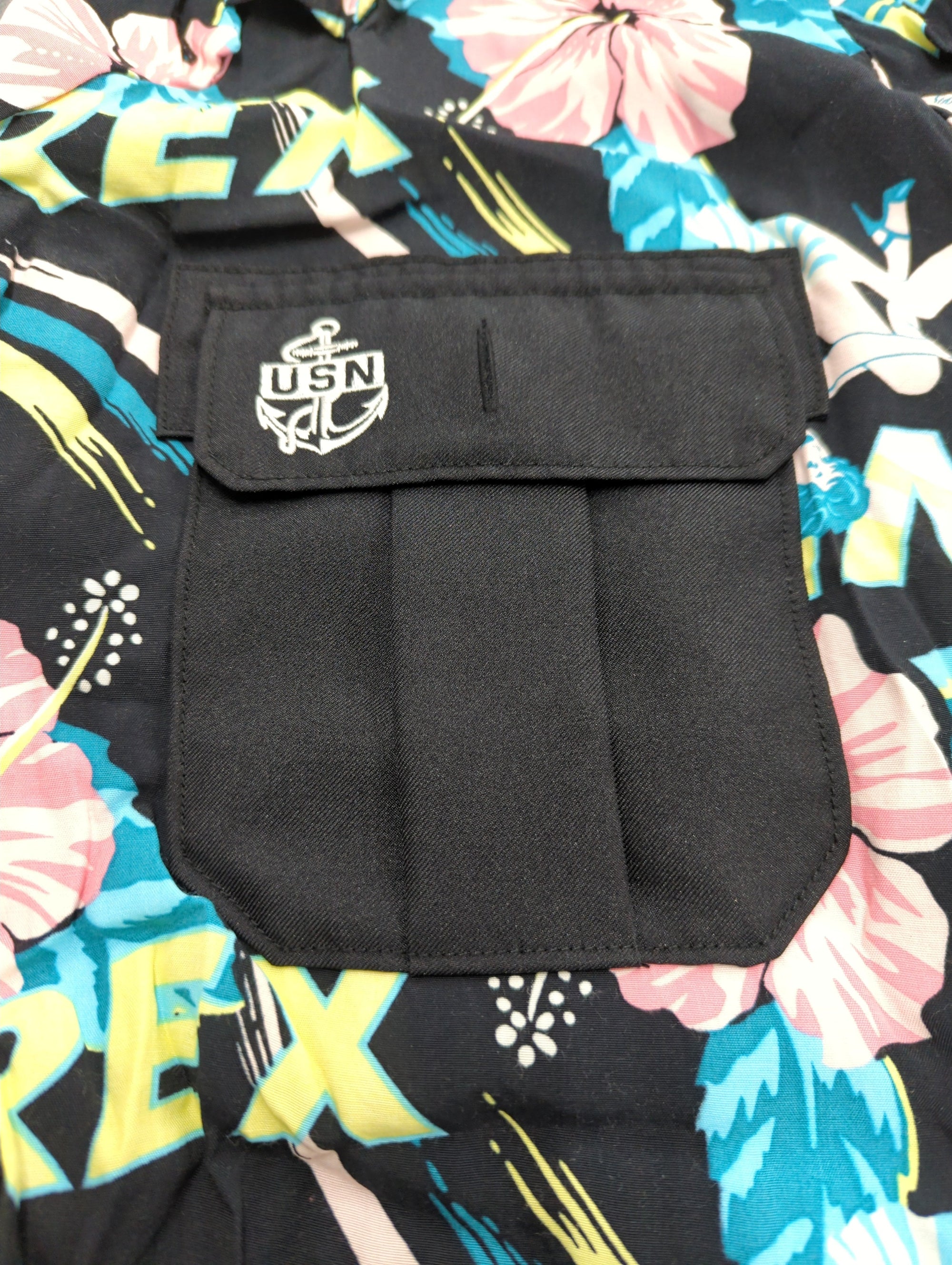 AVIREX / SH SS PINUP GIRL HAWAIIAN SH