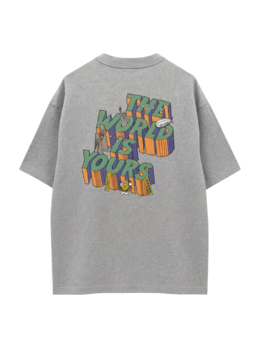 AVIREX / CREWNECK T-SHIRT THE WORLD IS YOURS / クルーネック Tシャツ