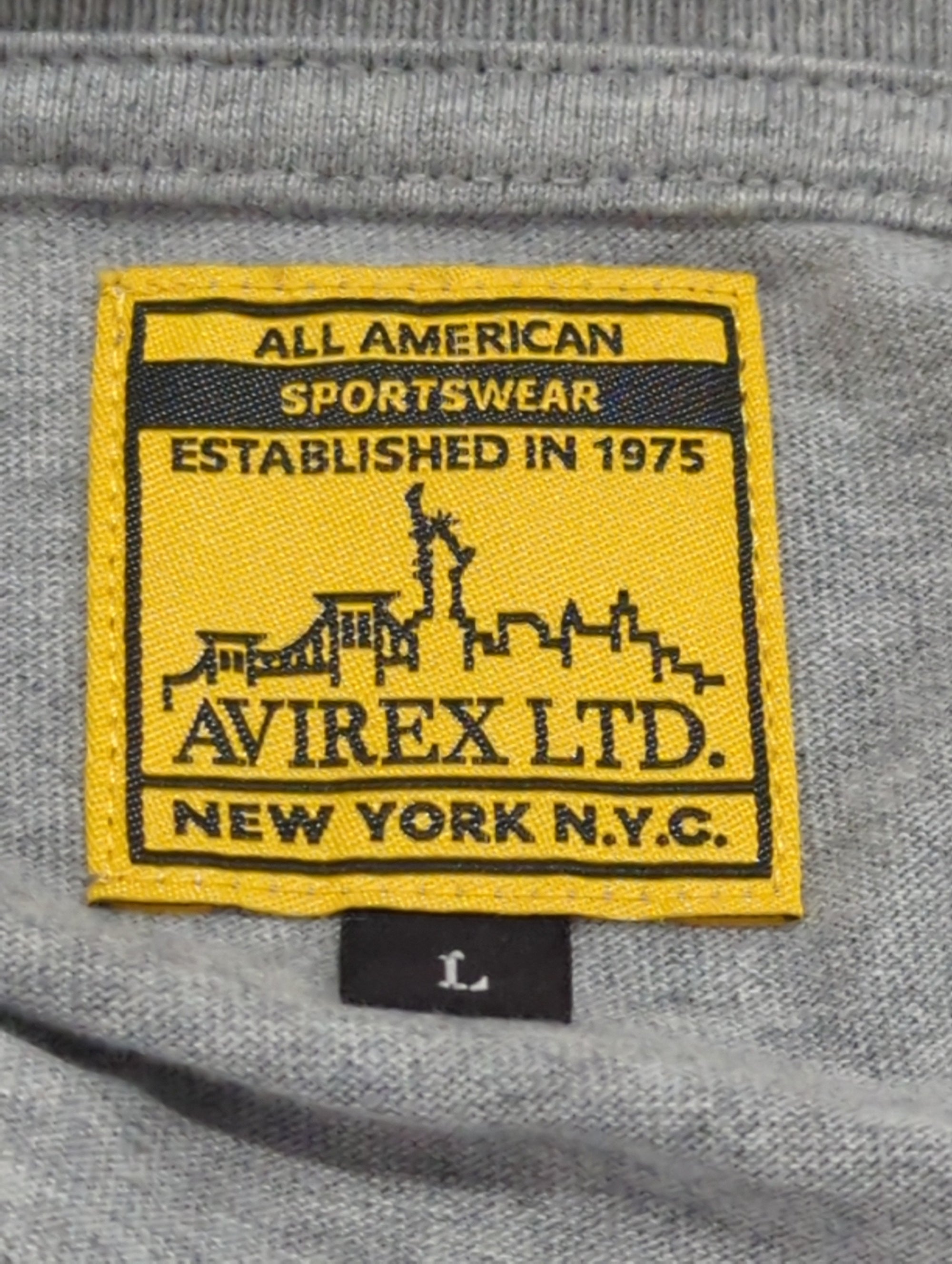 AVIREX / CREWNECK T-SHIRT THE WORLD IS YOURS / クルーネック Tシャツ