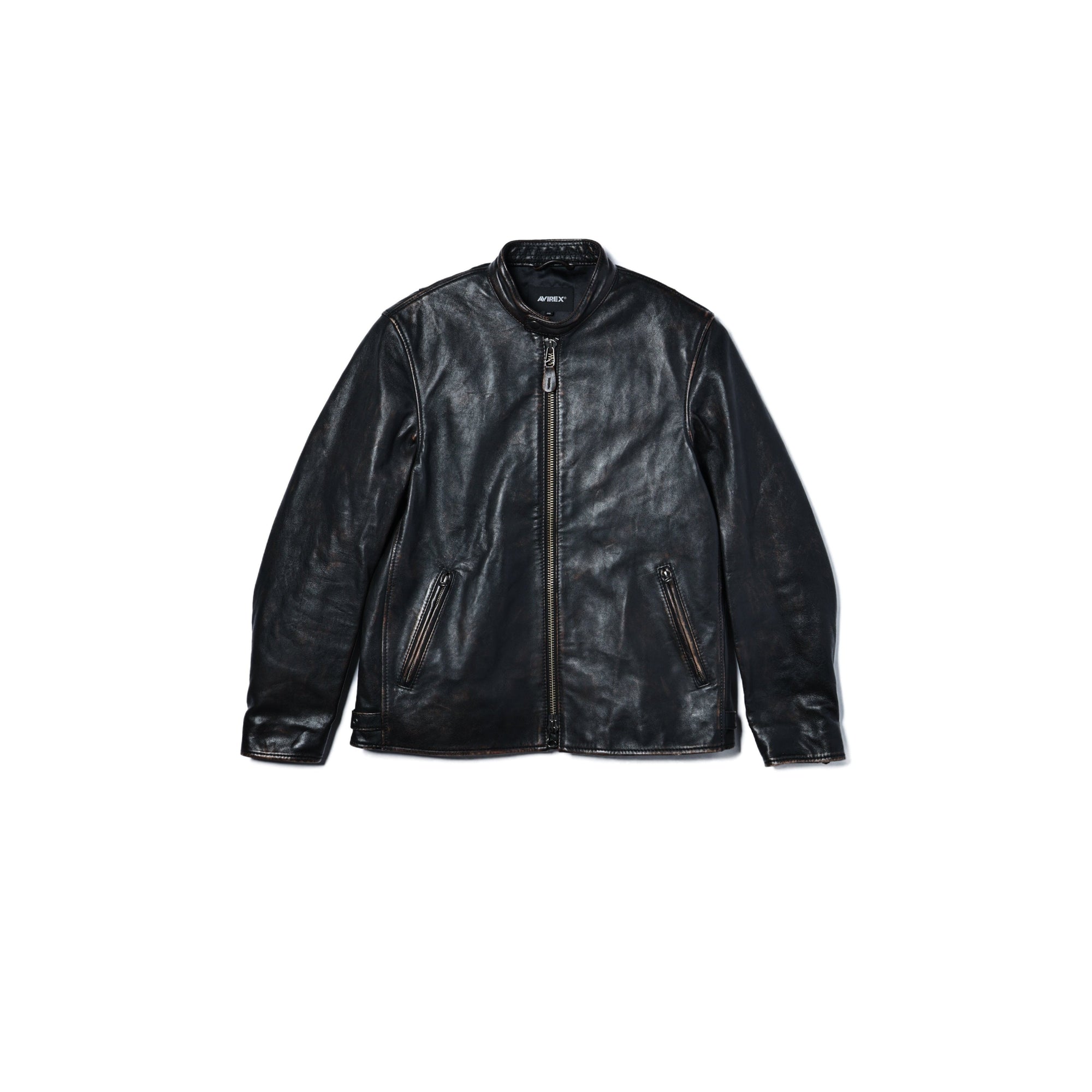 AVIREX / 《直営店限定》エイジド レザー シングル ライダース / AGED LEATHER SINGLE RIDERS