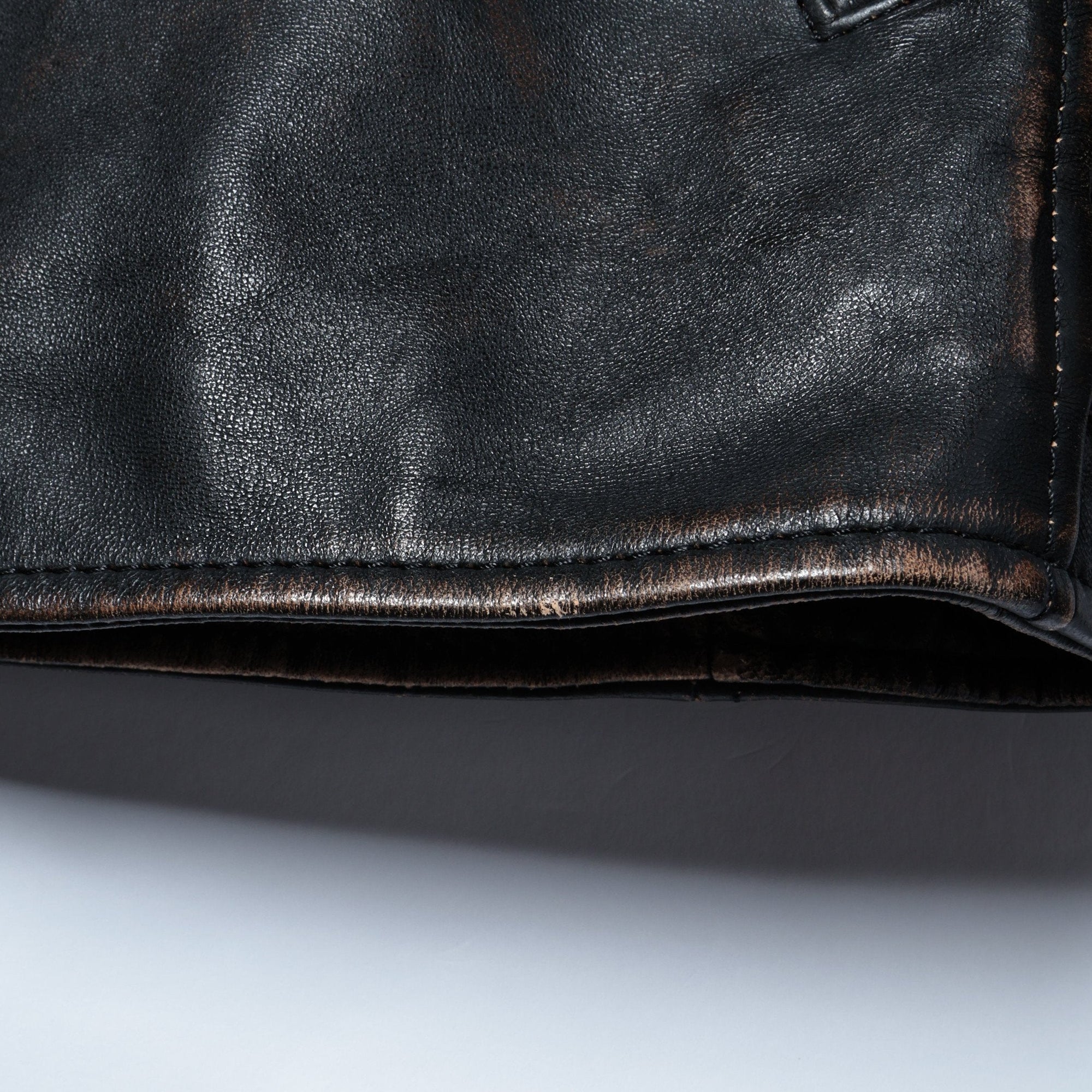 AVIREX / 《直営店限定》エイジド レザー シングル ライダース / AGED LEATHER SINGLE RIDERS
