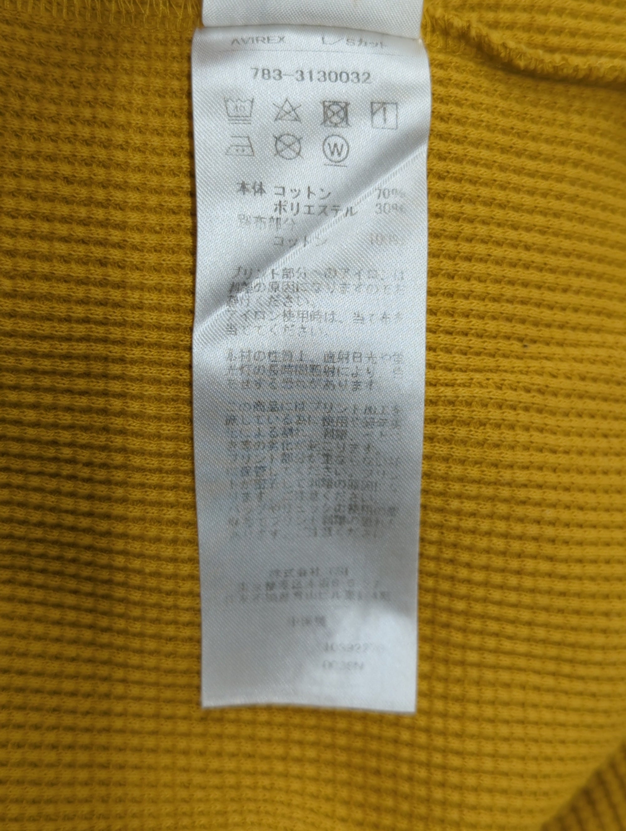 AVIREX / WAFFLE L/S T-SHIRT SB F-10 / ワッフル ロングスリーブ Tシャツ SB F-10