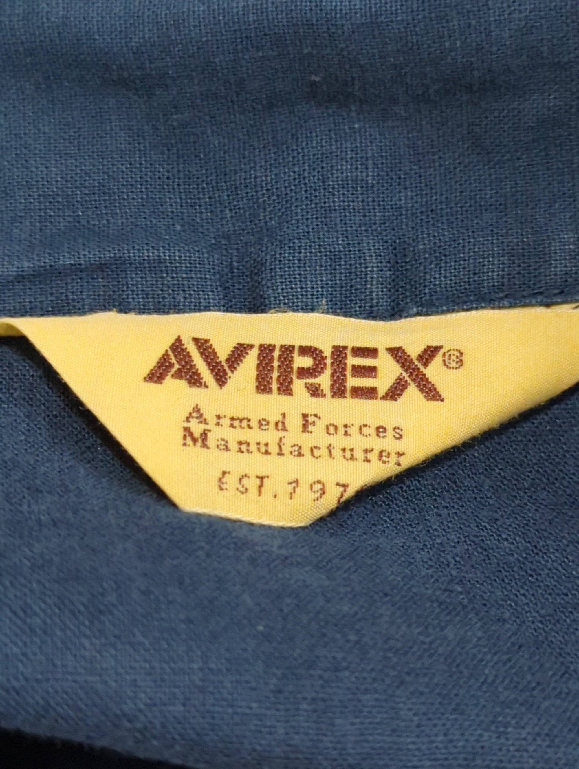 AVIREX / COTTON LINEN SHORT SLEEVE SHIRT SMOKETAILS / コットンリネン 半袖 シャツ スモークテイル
