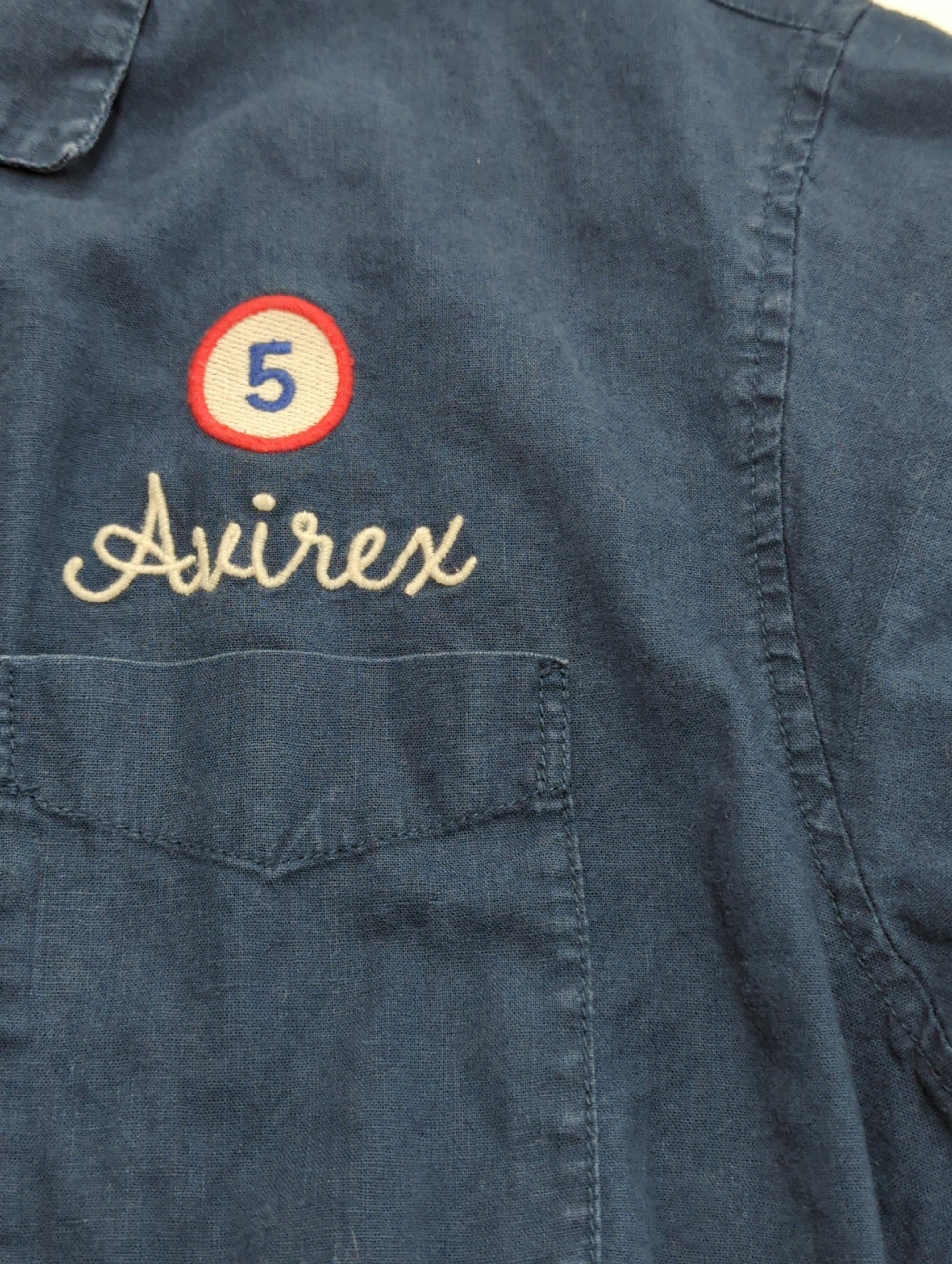 AVIREX / COTTON LINEN SHORT SLEEVE SHIRT SMOKETAILS / コットンリネン 半袖 シャツ スモークテイル