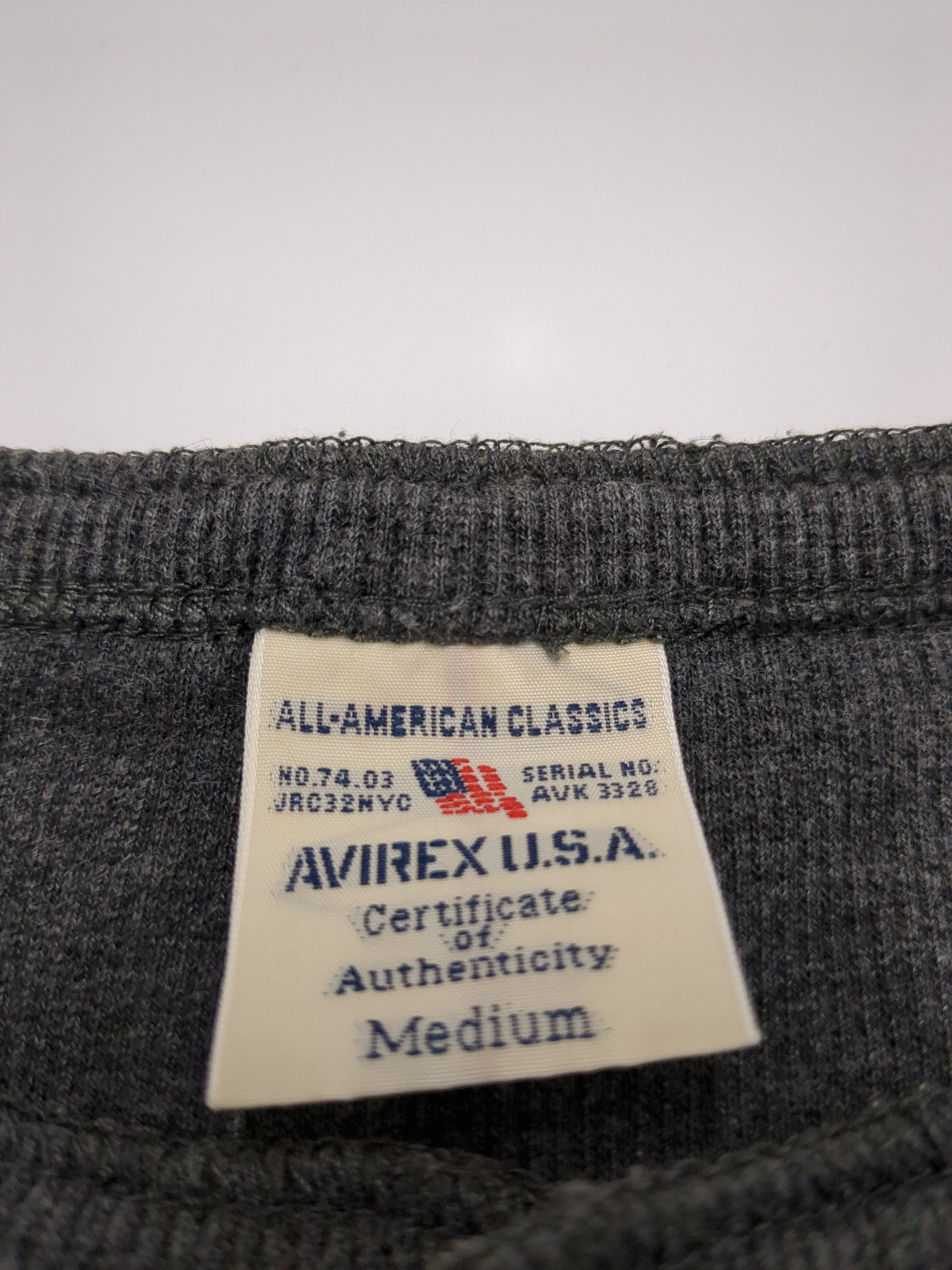 AVIREX / 《DAILY/デイリー》RIB S/S HENLEY NECK T-SHIRT/リブ 半袖 ヘンリーネック Tシャツ デイリーウェア