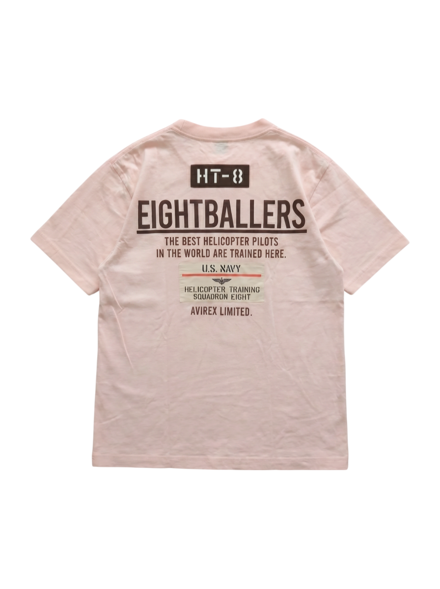 AVIREX / EIGHT BALLERS STENCIL PATCH T-SHIRT / エイトボーラーズ ステンシル パッチ Tシャツ / AVIREX