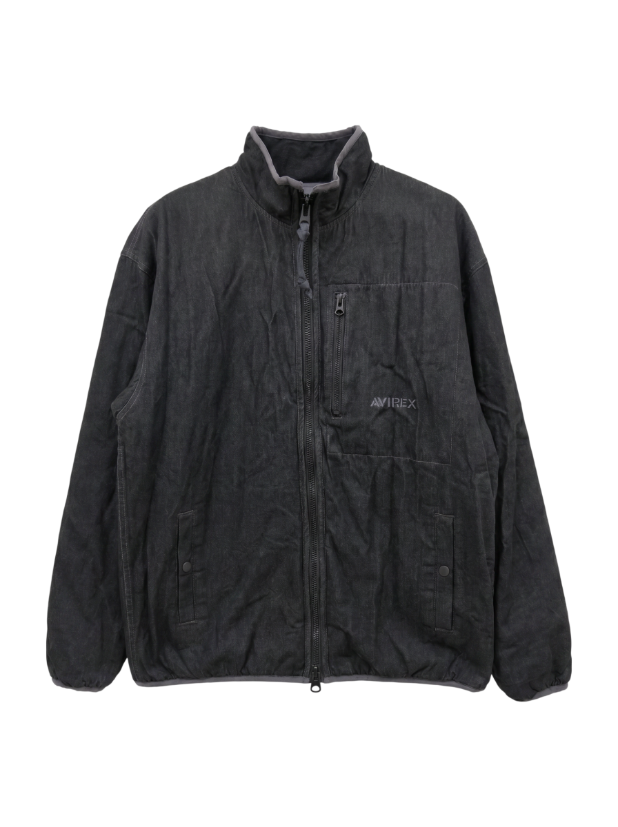 AVIREX / 《WEB&DEPOT限定》DENIM STAND BLOUSON / デニム スタンド ブルゾン / AVIREX / アヴィレックス
