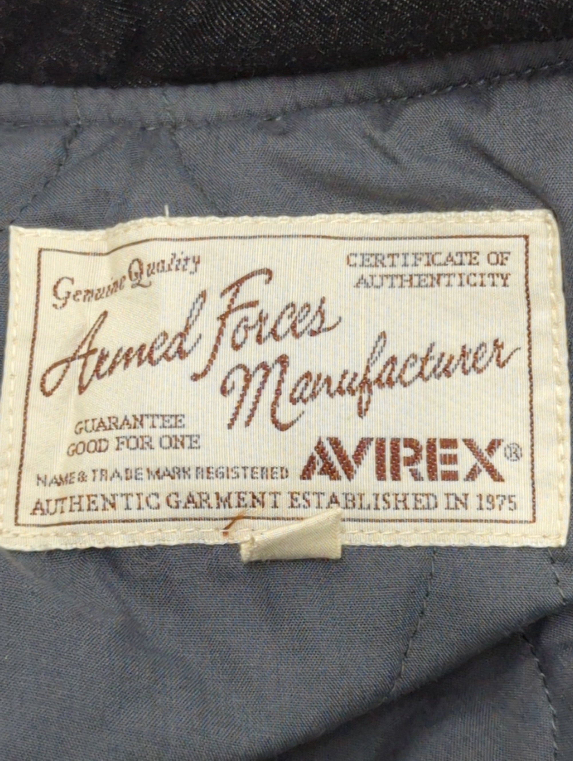 AVIREX / 《WEB&DEPOT限定》DENIM STAND BLOUSON / デニム スタンド ブルゾン / AVIREX / アヴィレックス