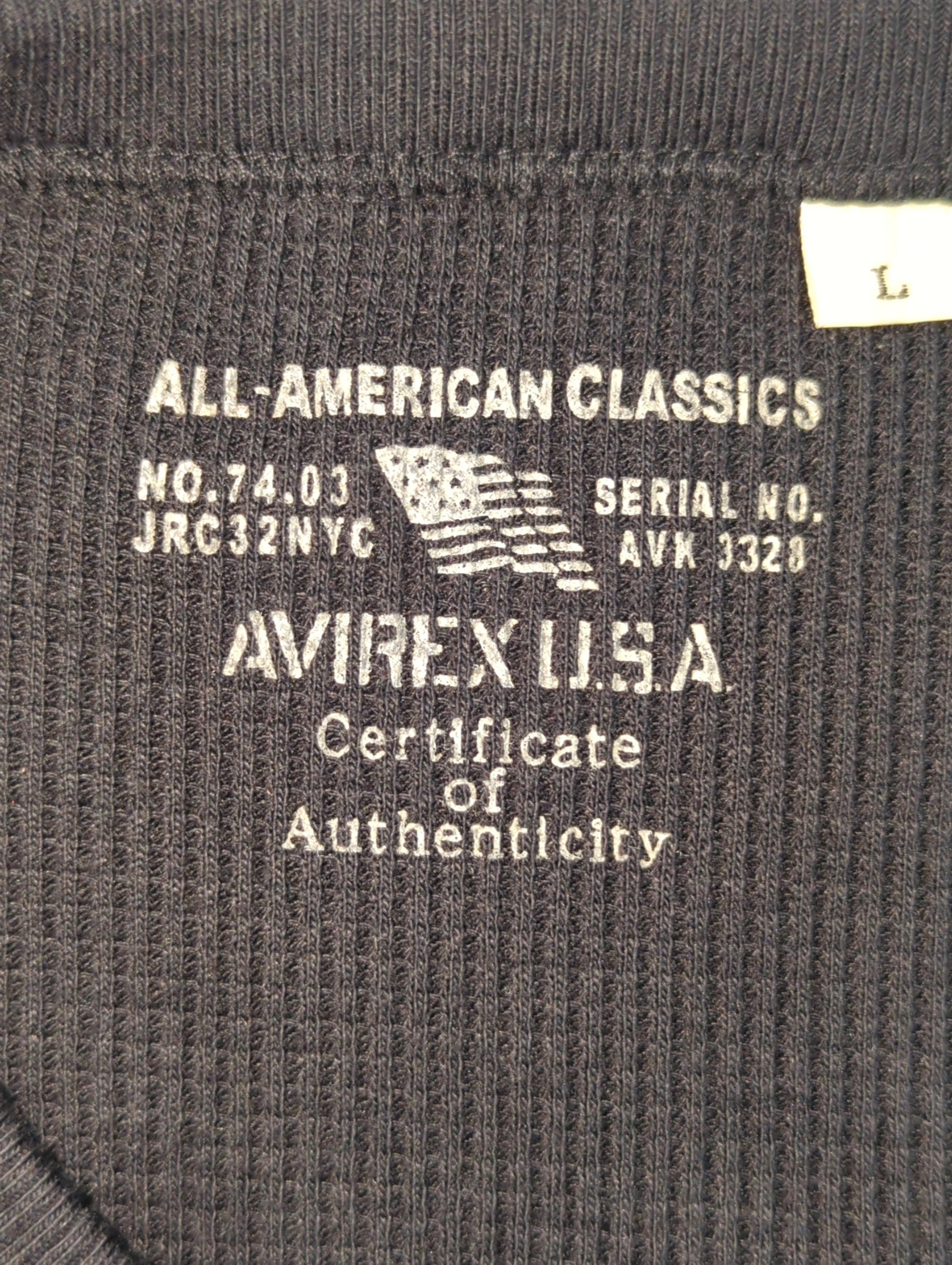 AVIREX / 《DAILY/デイリー》DAILY S/S THERMAL/ デイリー 半袖 サーマル クルーネック TシャツTシャツ