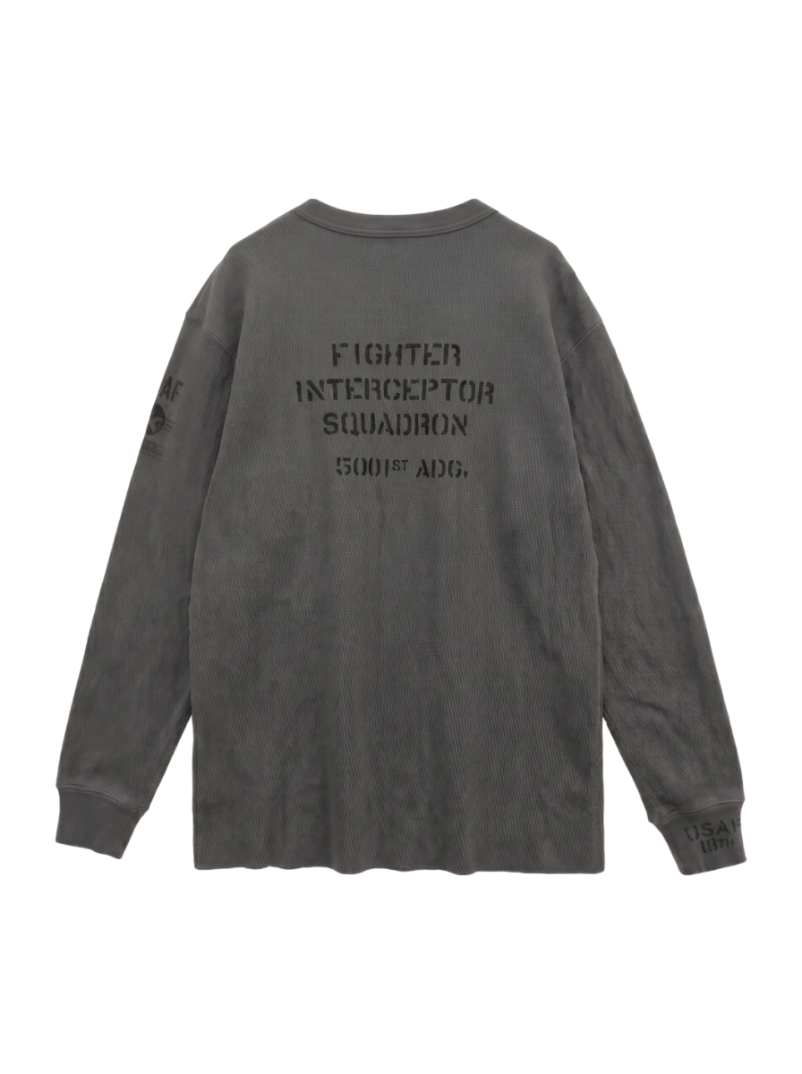 AVIREX / HONEYCOMB WAFFLE T-SHIRT USAF / ハニカム ワッフル Tシャツ USAF