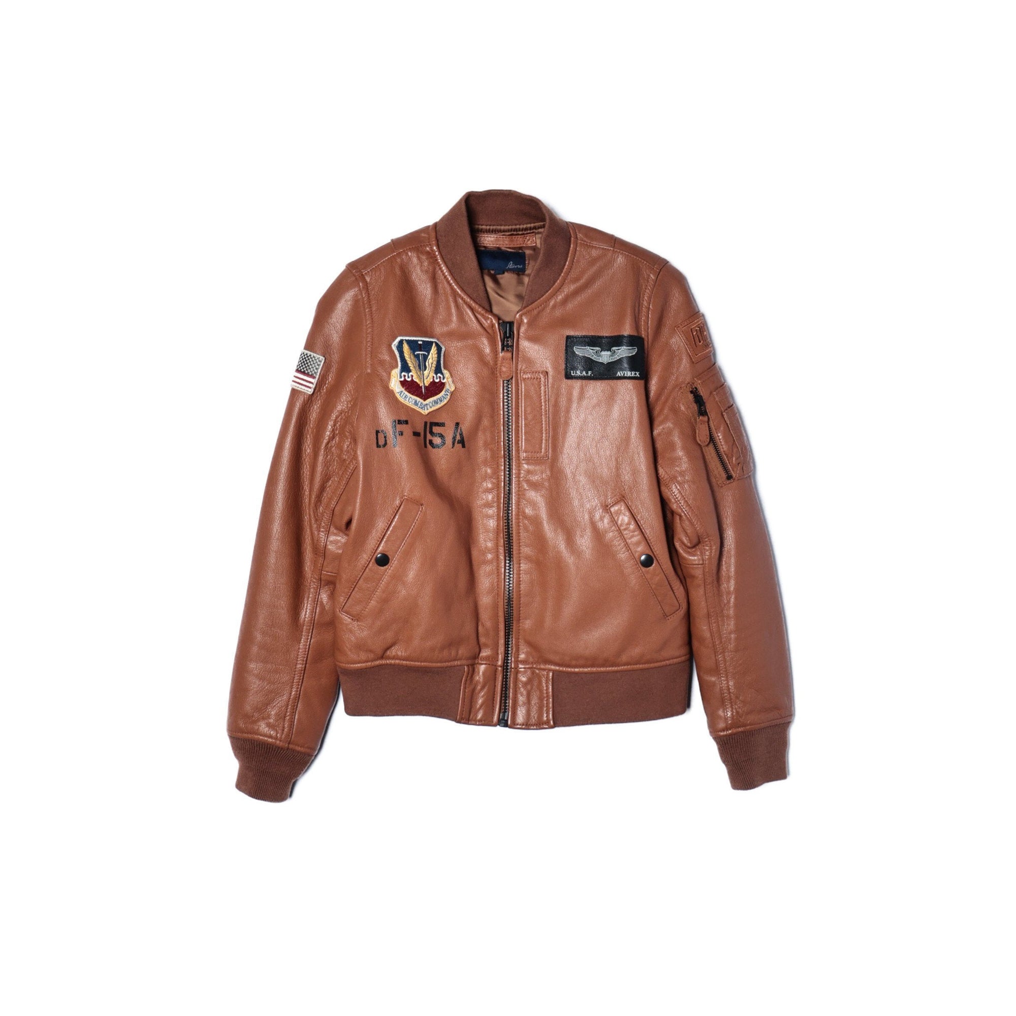 AVIREX / SH L-LEATHER MA-1 ST