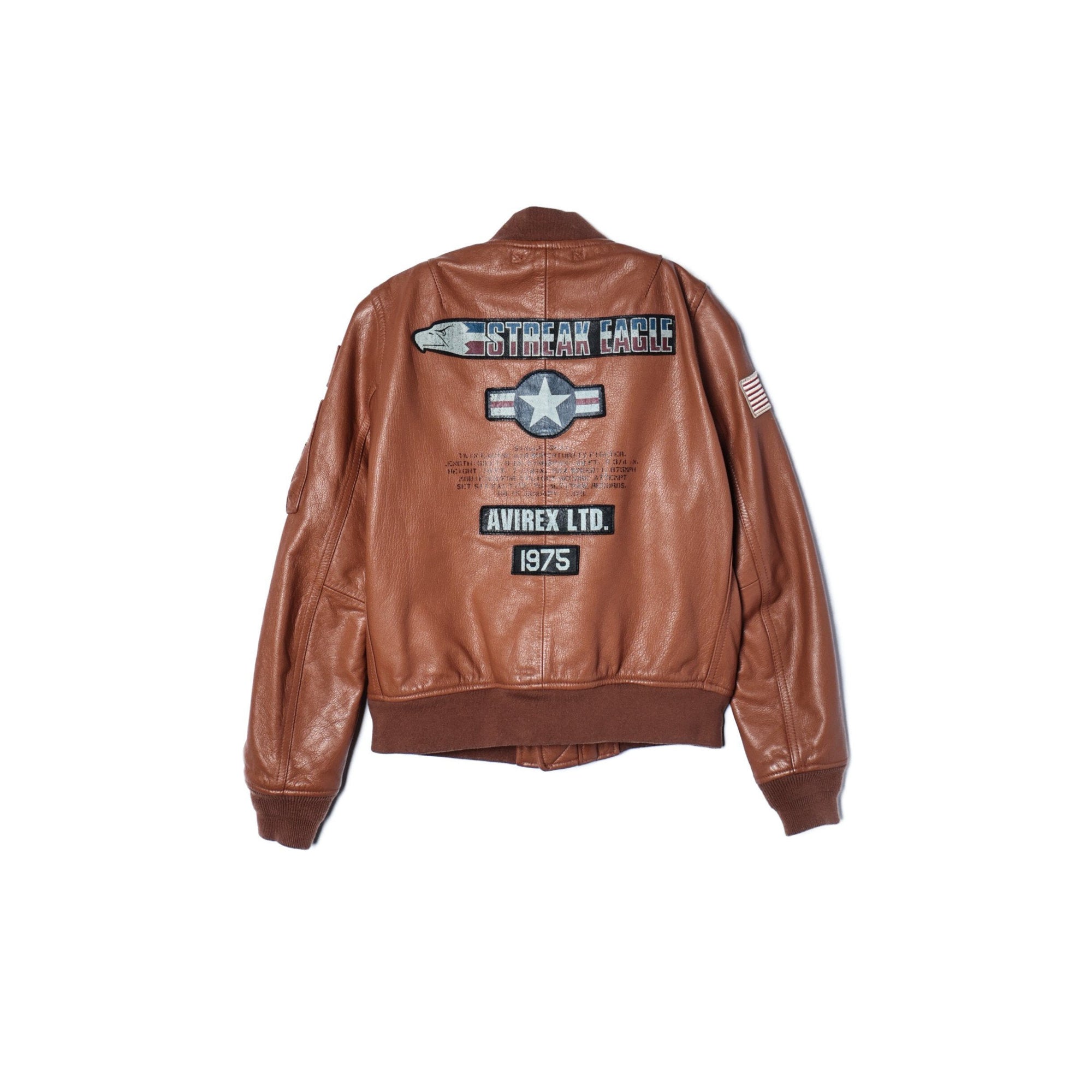 AVIREX / SH L-LEATHER MA-1 ST