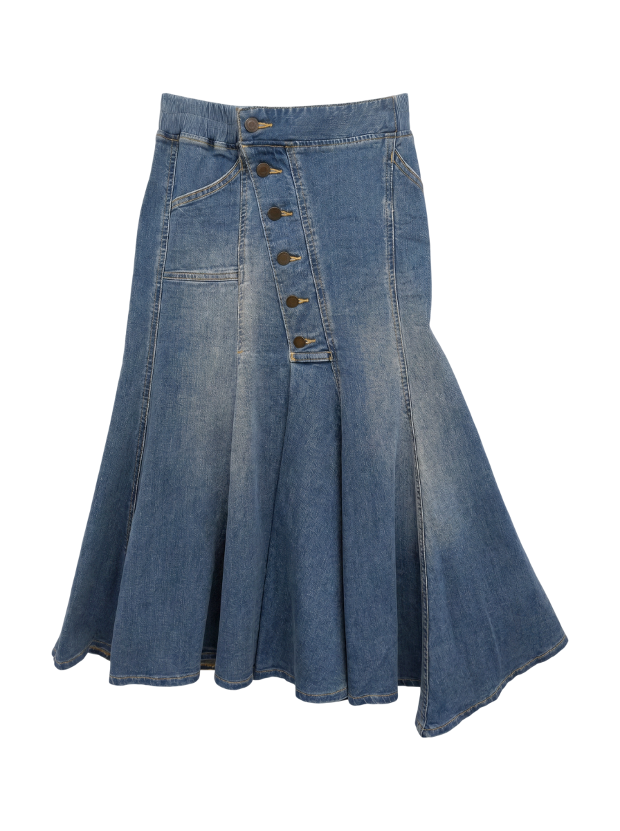 AVIREX / SH L-ASYMMETRIC MERMAID DENIM