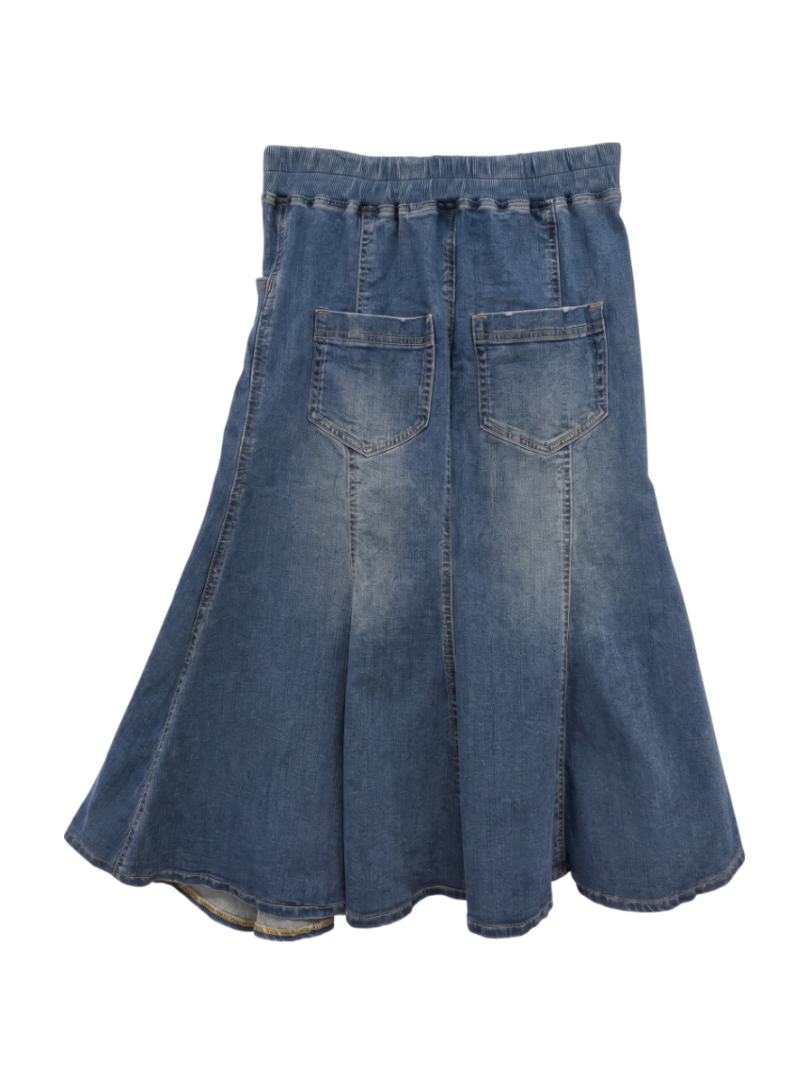 AVIREX / SH L-ASYMMETRIC MERMAID DENIM