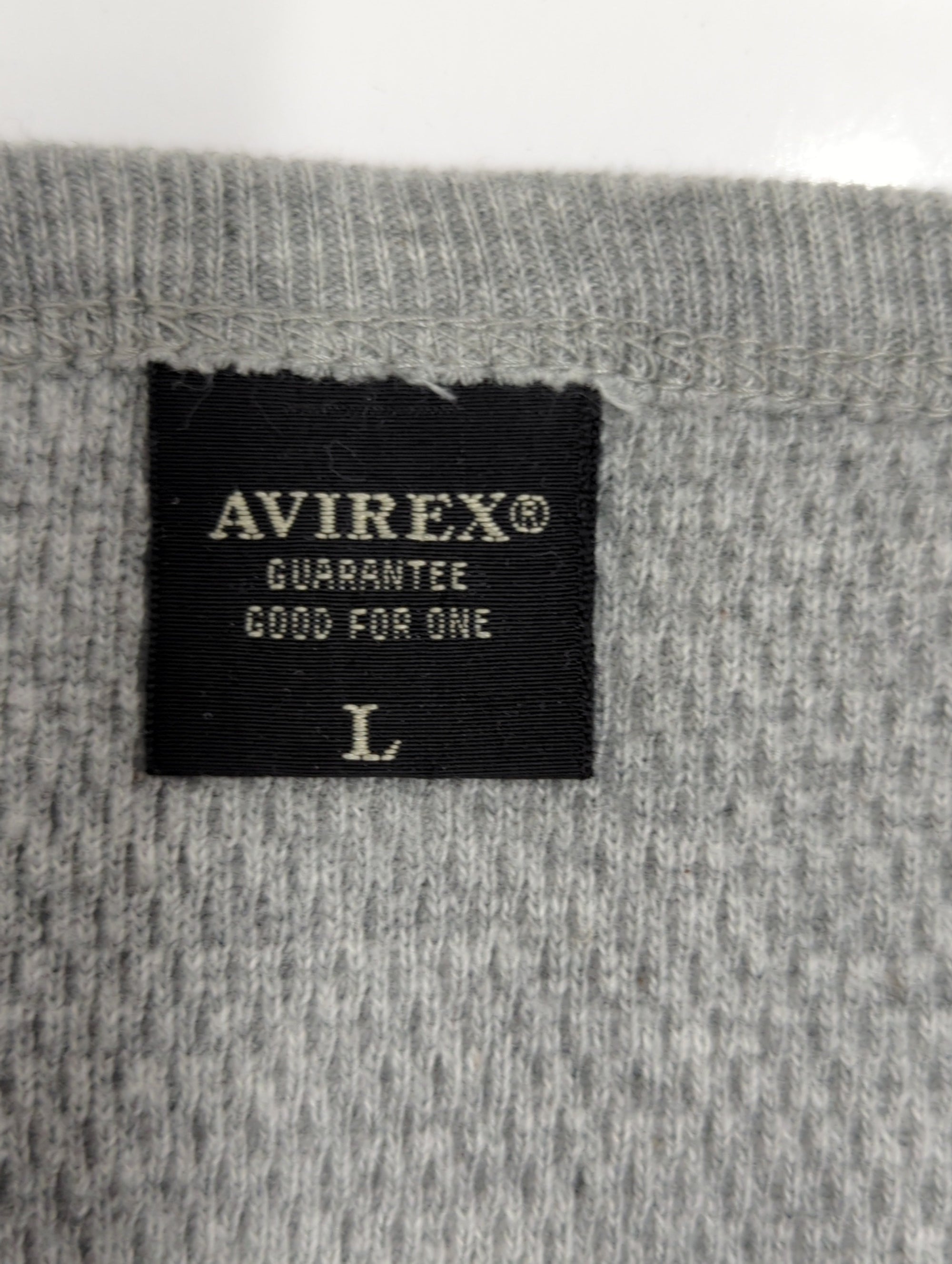 AVIREX / 【直営店舗限定】ハニカムワッフル Vネック Tシャツ チャレンジャース