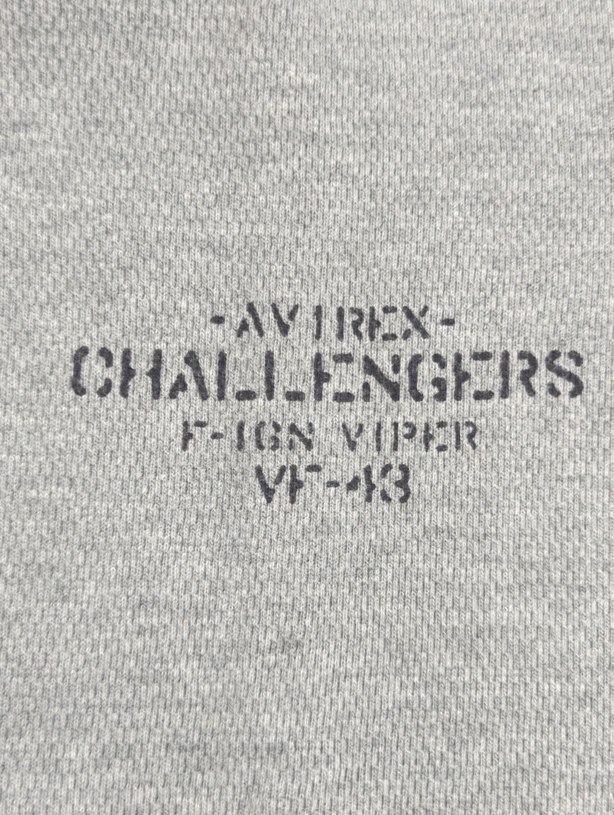 AVIREX / 【直営店舗限定】ハニカムワッフル Vネック Tシャツ チャレンジャース