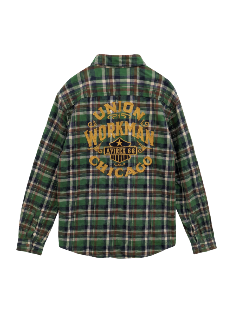 AVIREX / WORKMAN CHECK SHIRT