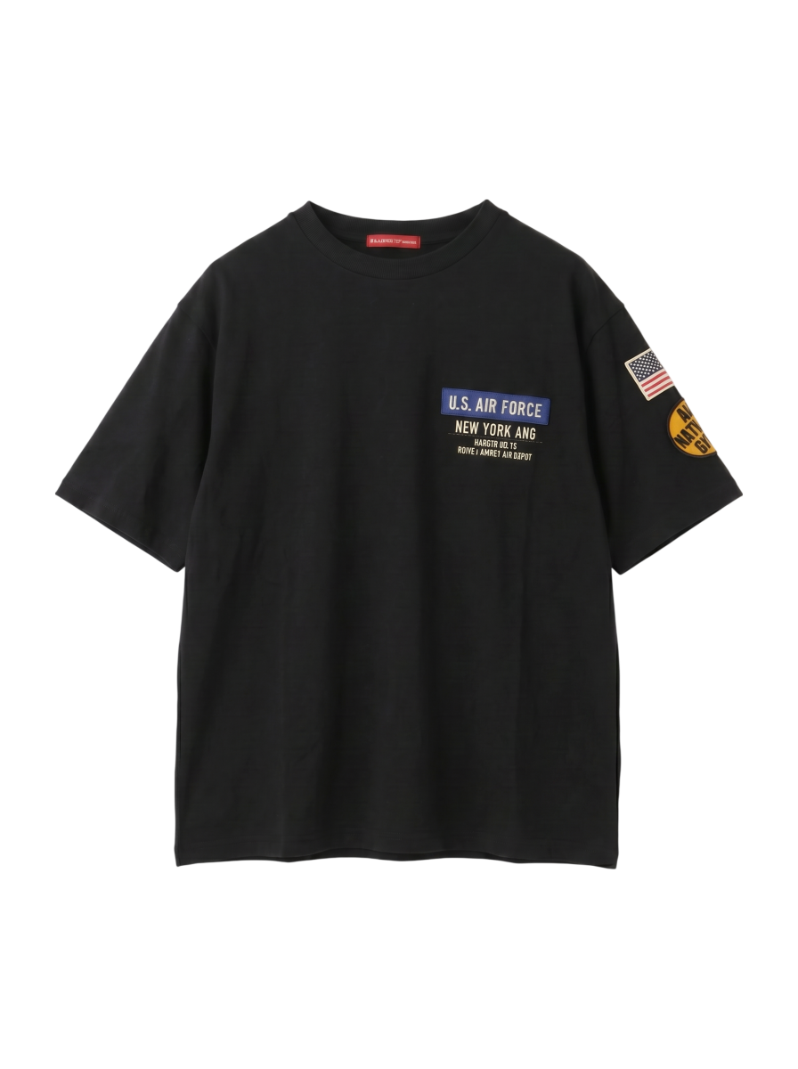 AVIREX / 《COLLECTION》AIR NATIONAL GUARD PATCH T-SHIRT / エアナショナルガード Tシャツ