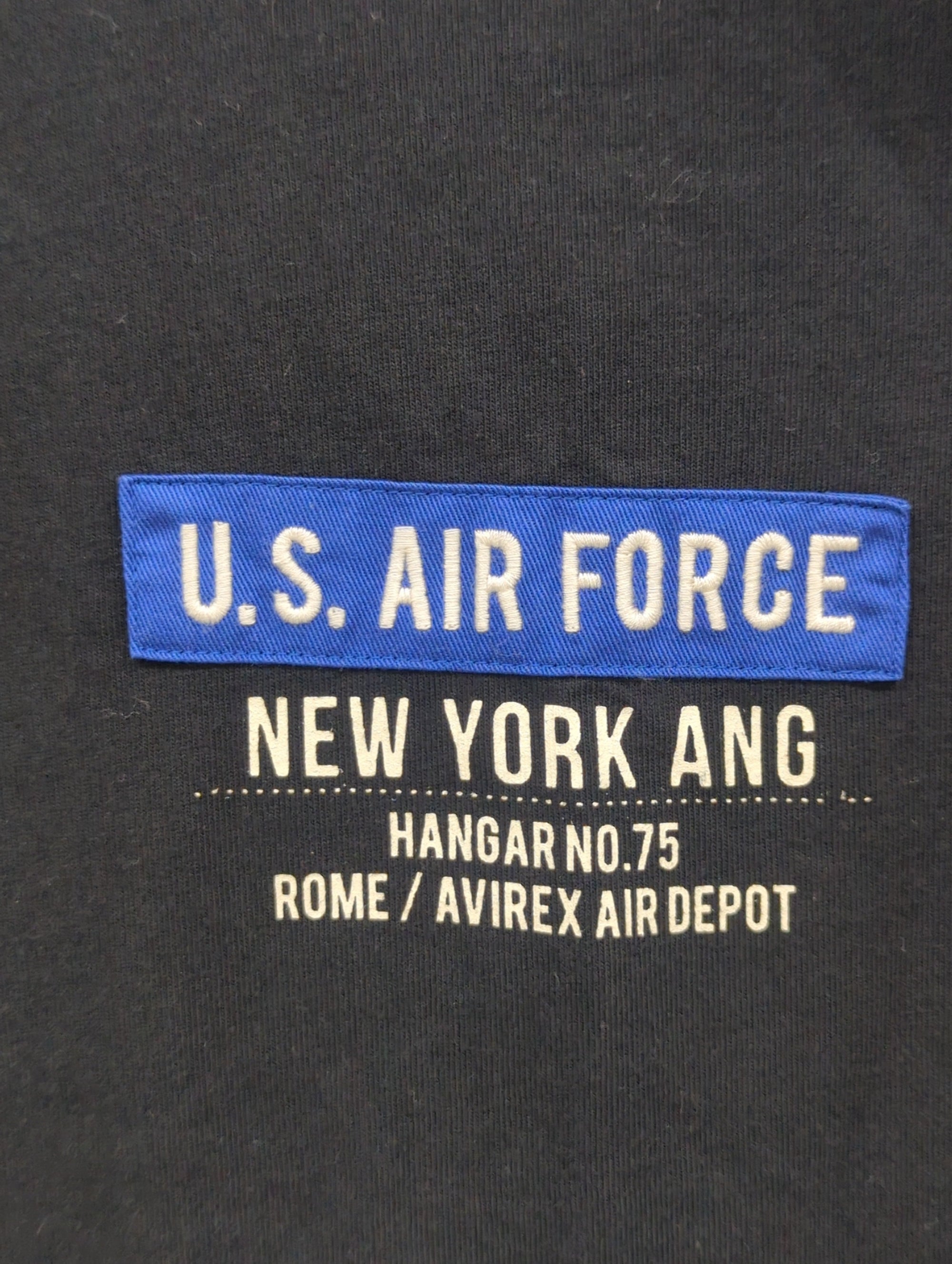 AVIREX / 《COLLECTION》AIR NATIONAL GUARD PATCH T-SHIRT / エアナショナルガード Tシャツ
