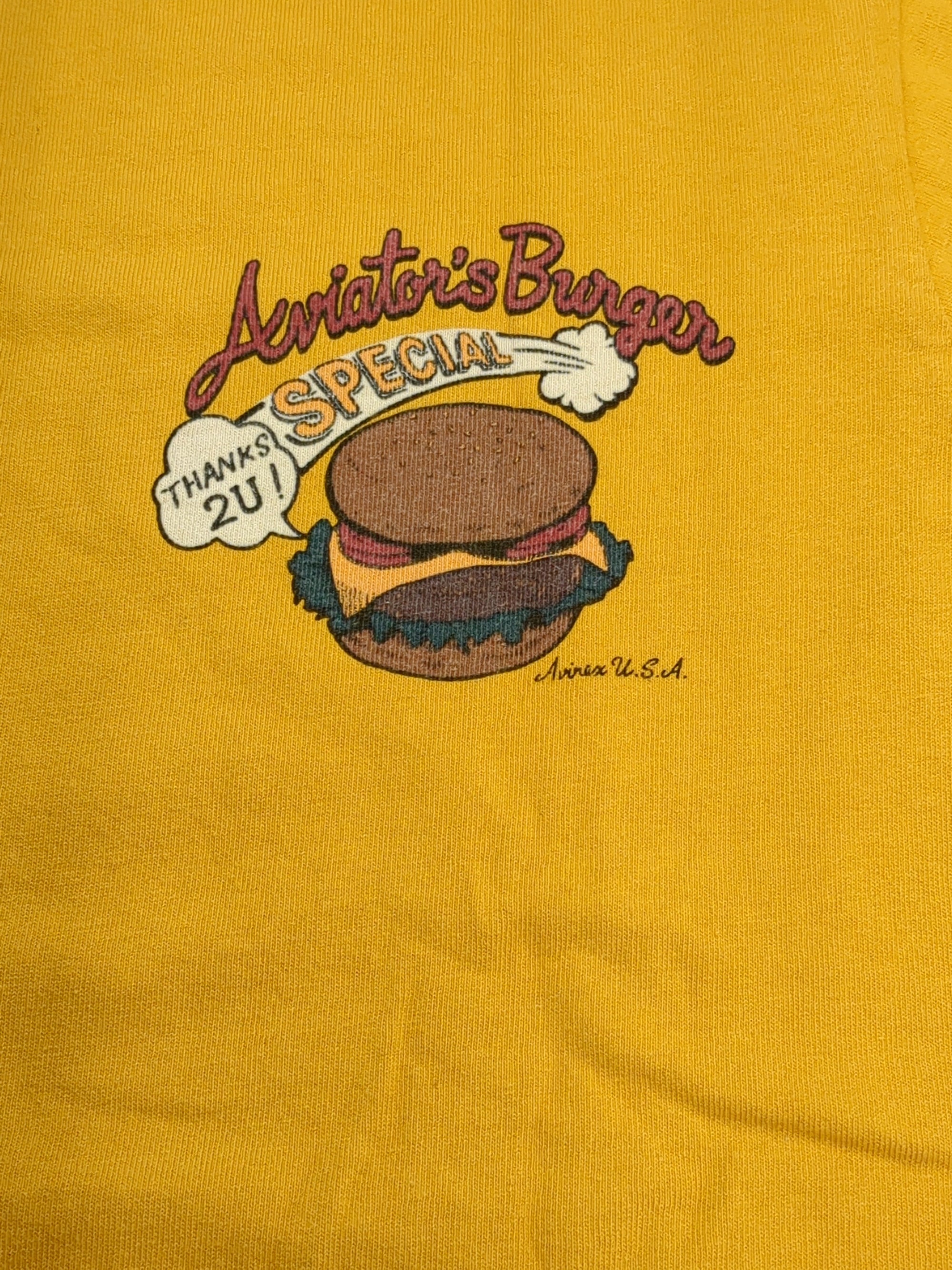 AVIREX / WEST COAST BURGER RINGER T-SHIRT / ウエスト コースト バーガー リンガー Tシャツ