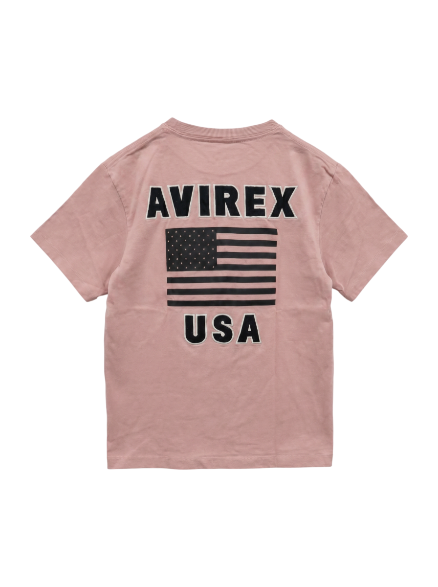 AVIREX / 《WEB&DEPOT限定》S/S CREW NECK T STAR SPANGLED BANNER/クルーネック Tシャツ 星条旗