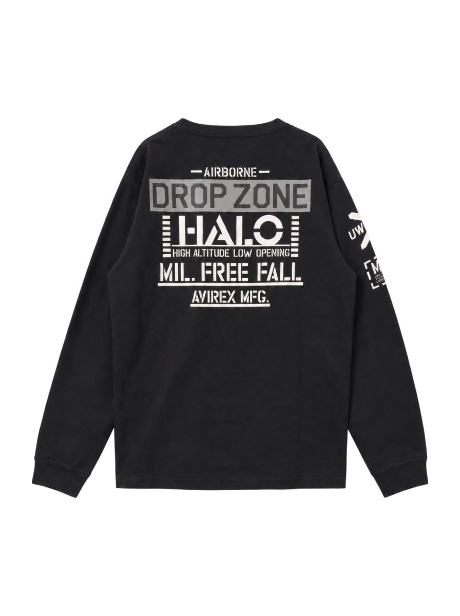 AVIREX / クルーネックTシャツ ハロ/CREW NECK T-SHIRT HALO【Avirex Military Camp】