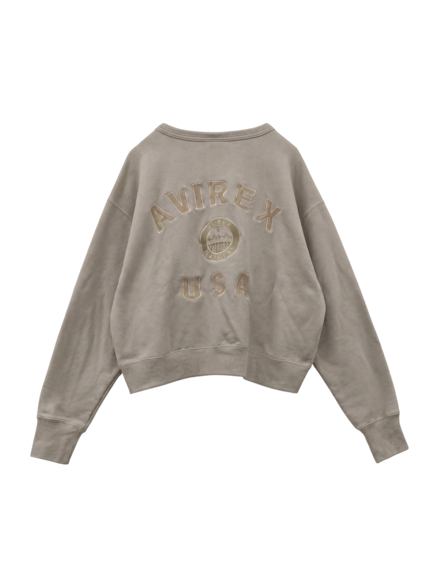 AVIREX / VARSITY LOGO CREW SWEAT NYC/バーシティーロゴ クルースウェット NYC