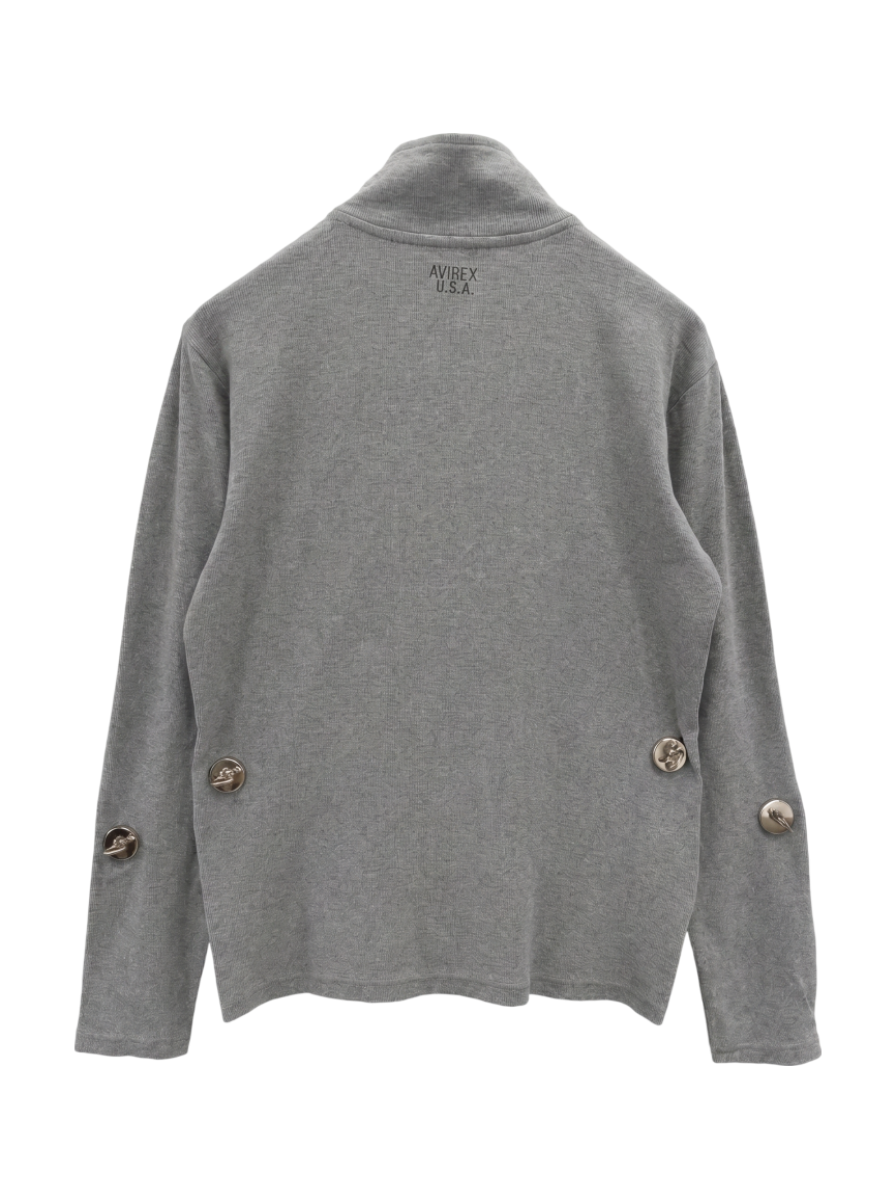 AVIREX / 《DAILY/デイリー》STAND ZIP RIB JACKET/スタンドジップ リブ ジャケット
