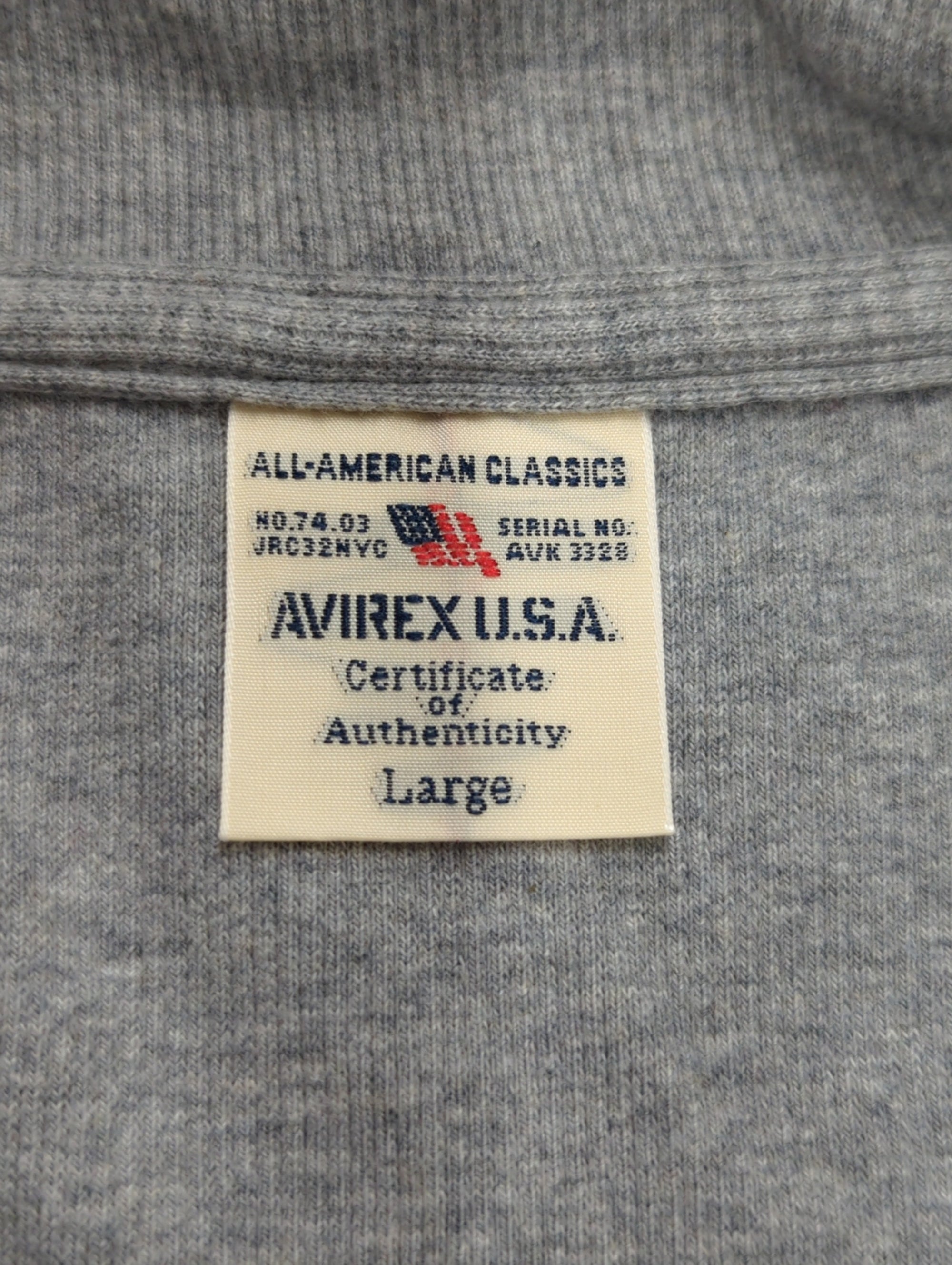 AVIREX / 《DAILY/デイリー》STAND ZIP RIB JACKET/スタンドジップ リブ ジャケット