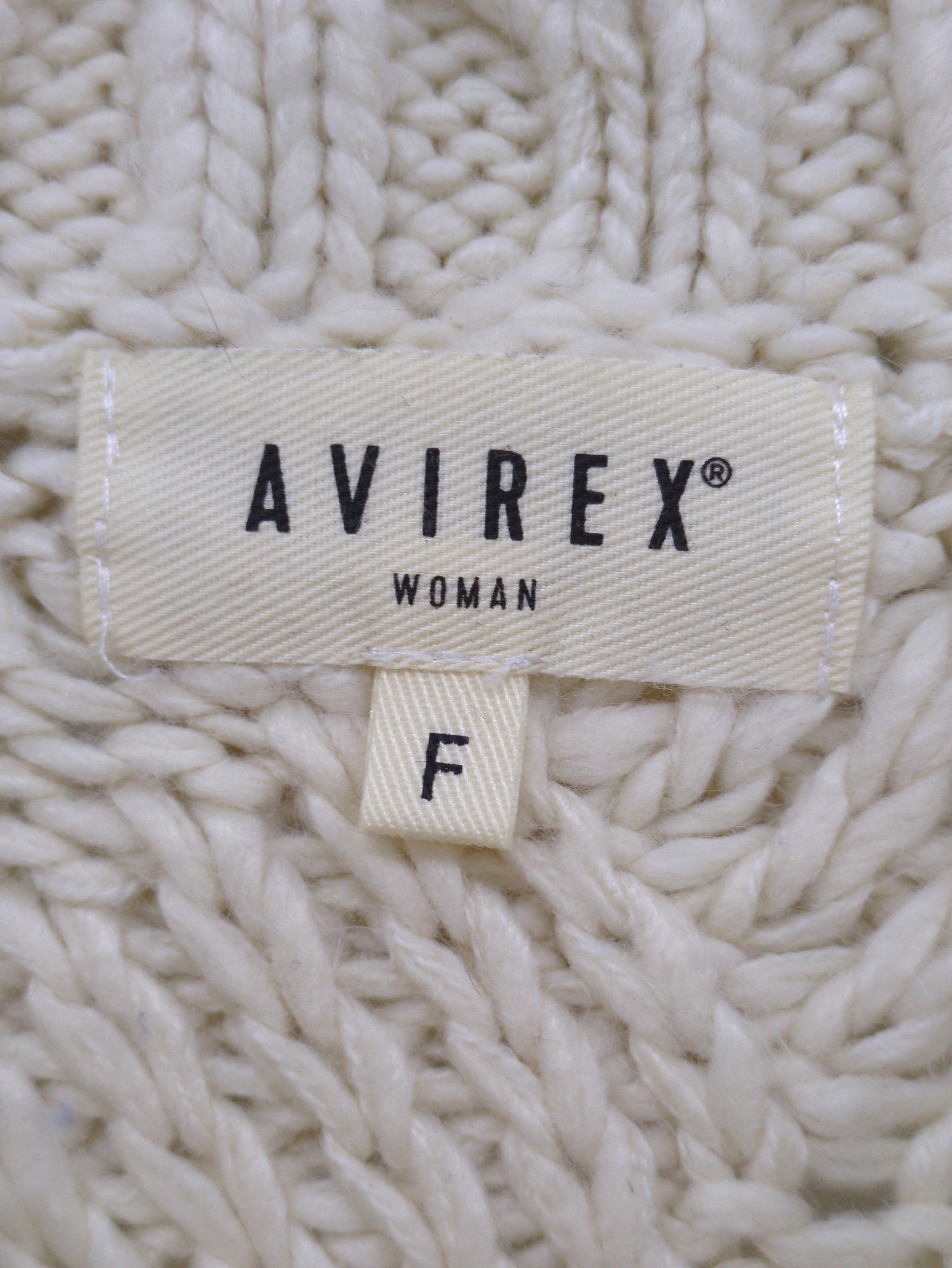 AVIREX / FOIL PRINT KNIT TOPS/箔プリントニットトップス