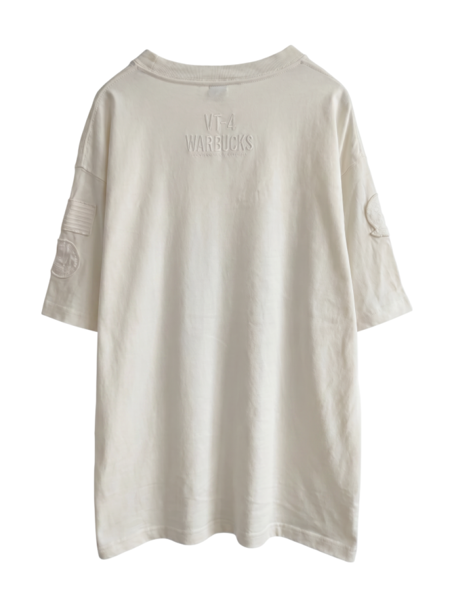 AVIREX / FADE WASH WARBUCKS PATCH T-SHIRT