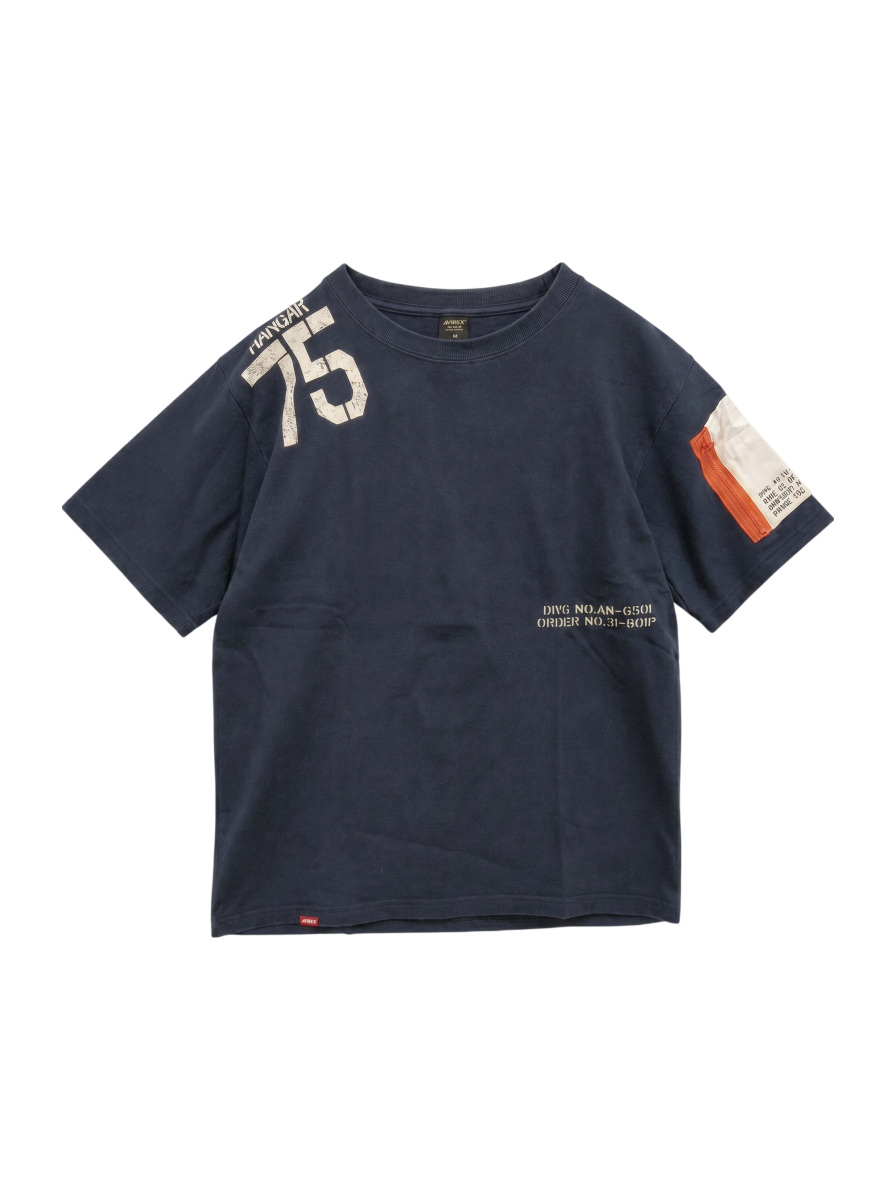 AVIREX / 《WEB&DEPOT限定》 REMODEL DESIGN CREW NECK T-SHIRT/リモデルデザイン半袖Tシャツ