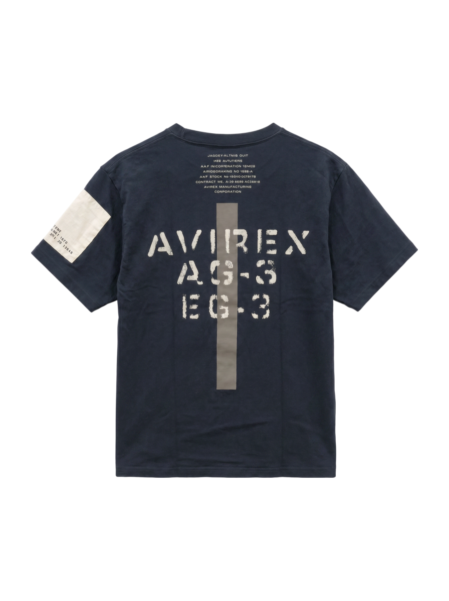 AVIREX / 《WEB&DEPOT限定》 REMODEL DESIGN CREW NECK T-SHIRT/リモデルデザイン半袖Tシャツ