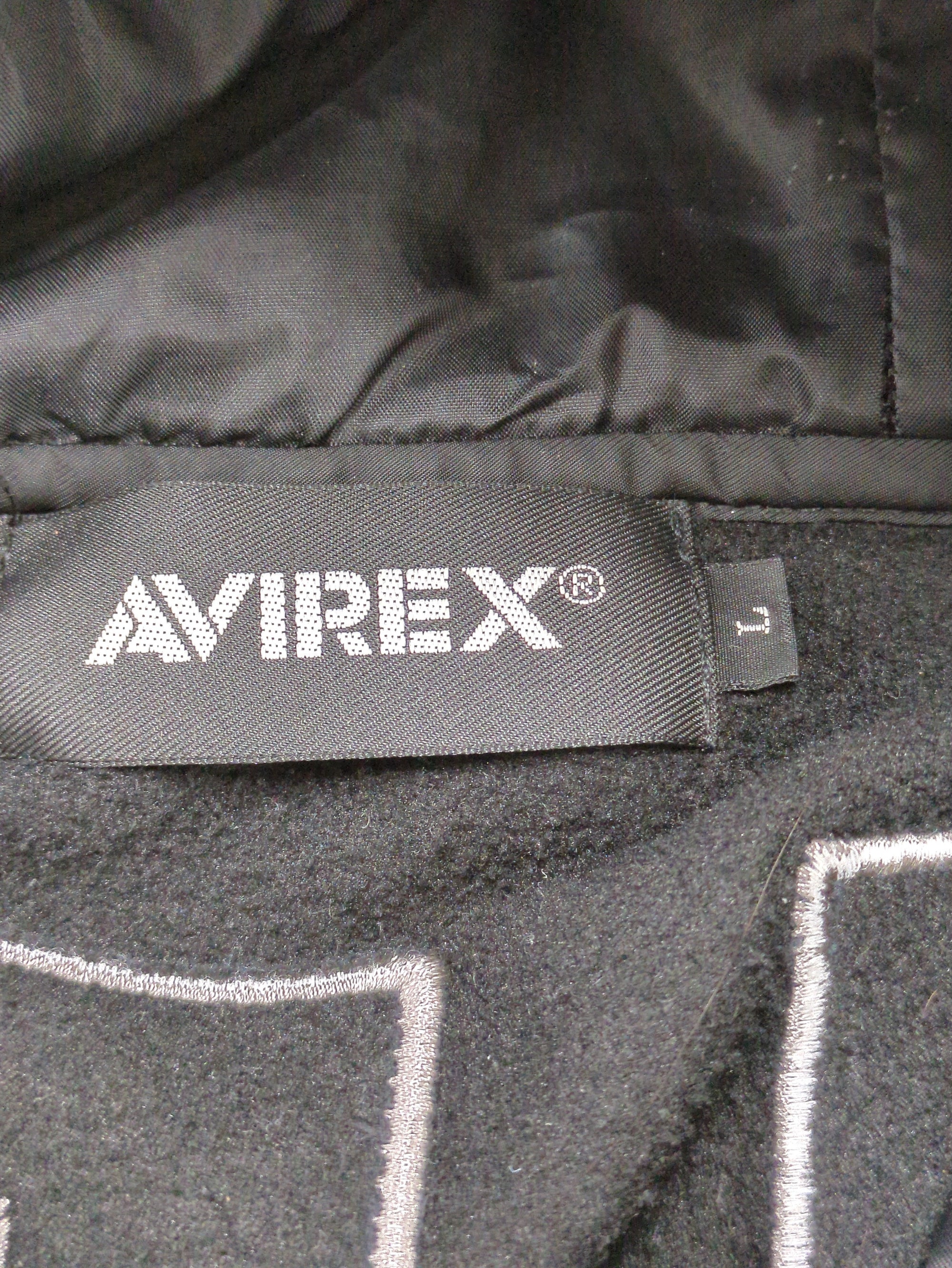 AVIREX / フリース ジップ パーカー ビッグ ロゴ/FLEECE ZIP PARKA BIG LOGO