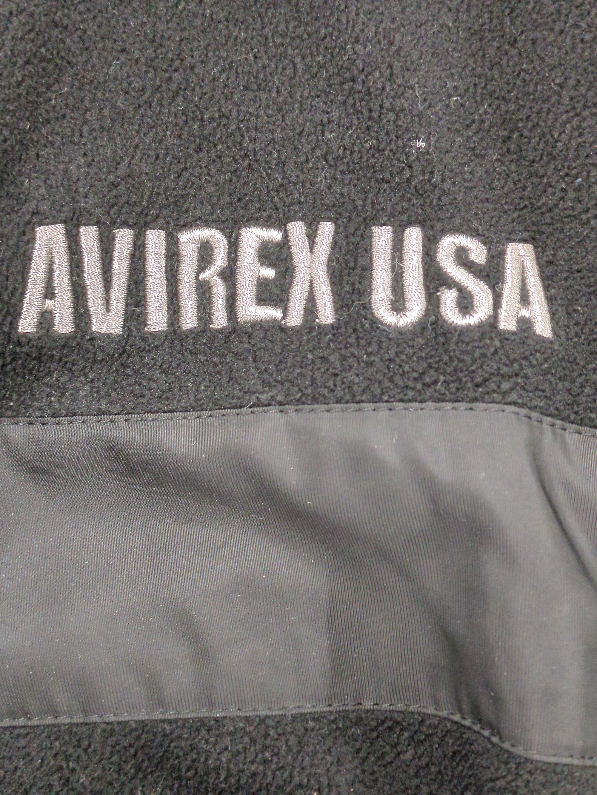 AVIREX / フリース ジップ パーカー ビッグ ロゴ/FLEECE ZIP PARKA BIG LOGO