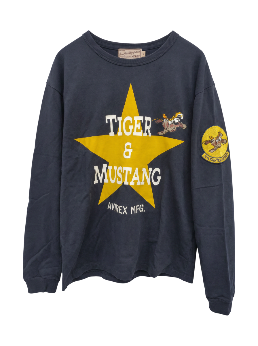 AVIREX / SH/26th Pursuit Squadron(第26追撃隊)長袖Tシャツ/LS T-SHIRT<br>