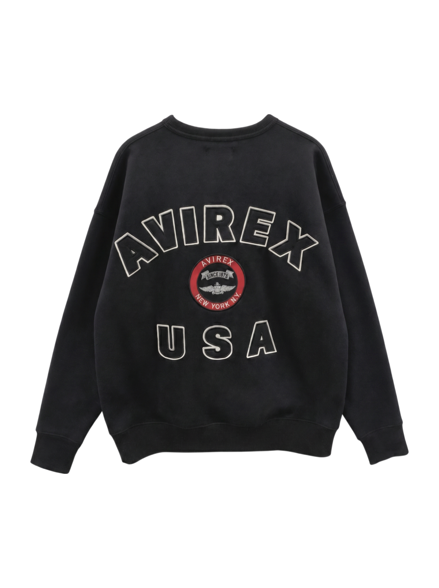 AVIREX / VARSITY LOGO SWEAT/バーシティロゴスウェット